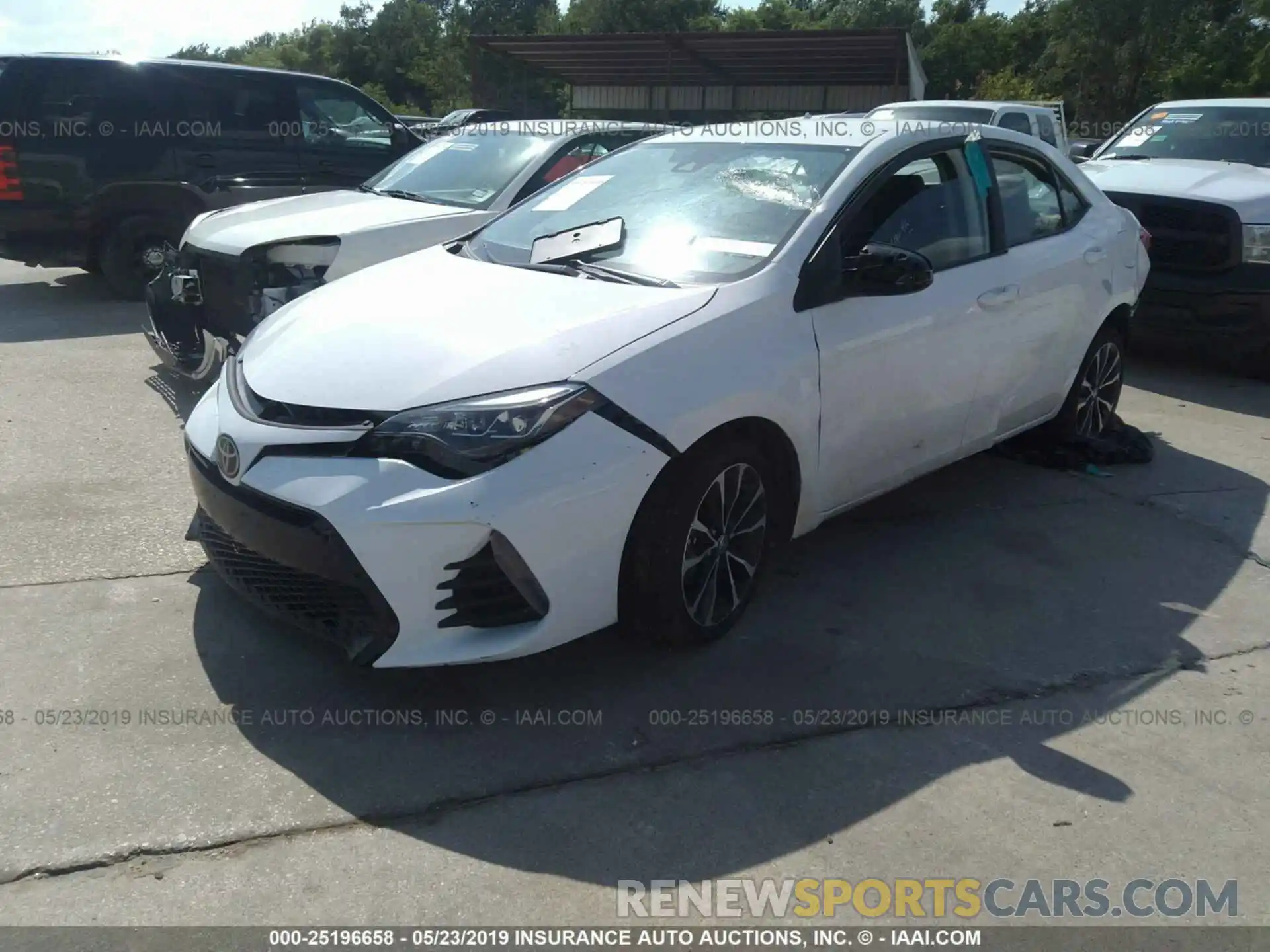 2 Photograph of a damaged car 5YFBURHE5KP936433 TOYOTA COROLLA 2019