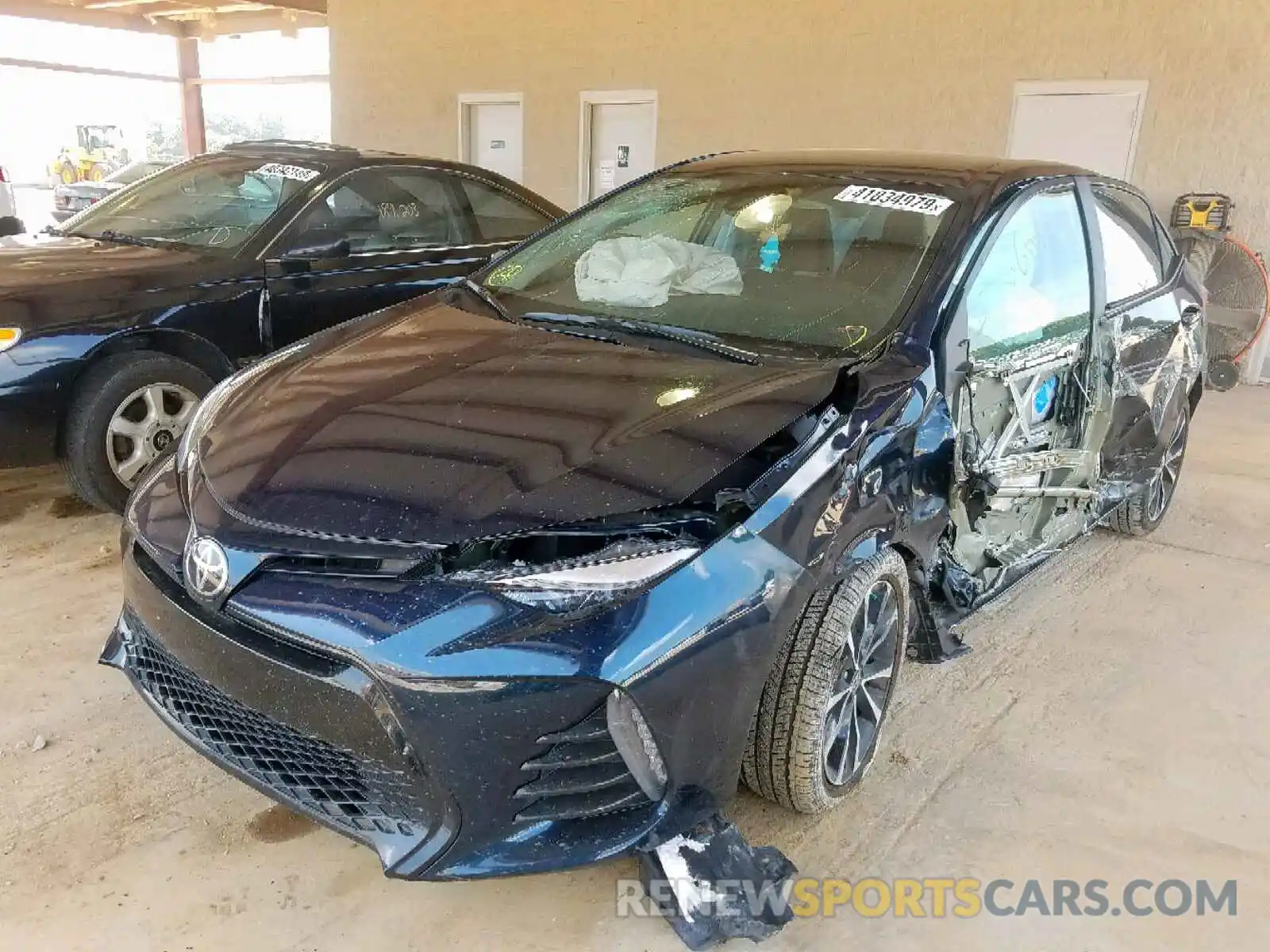 2 Photograph of a damaged car 5YFBURHE5KP936545 TOYOTA COROLLA 2019