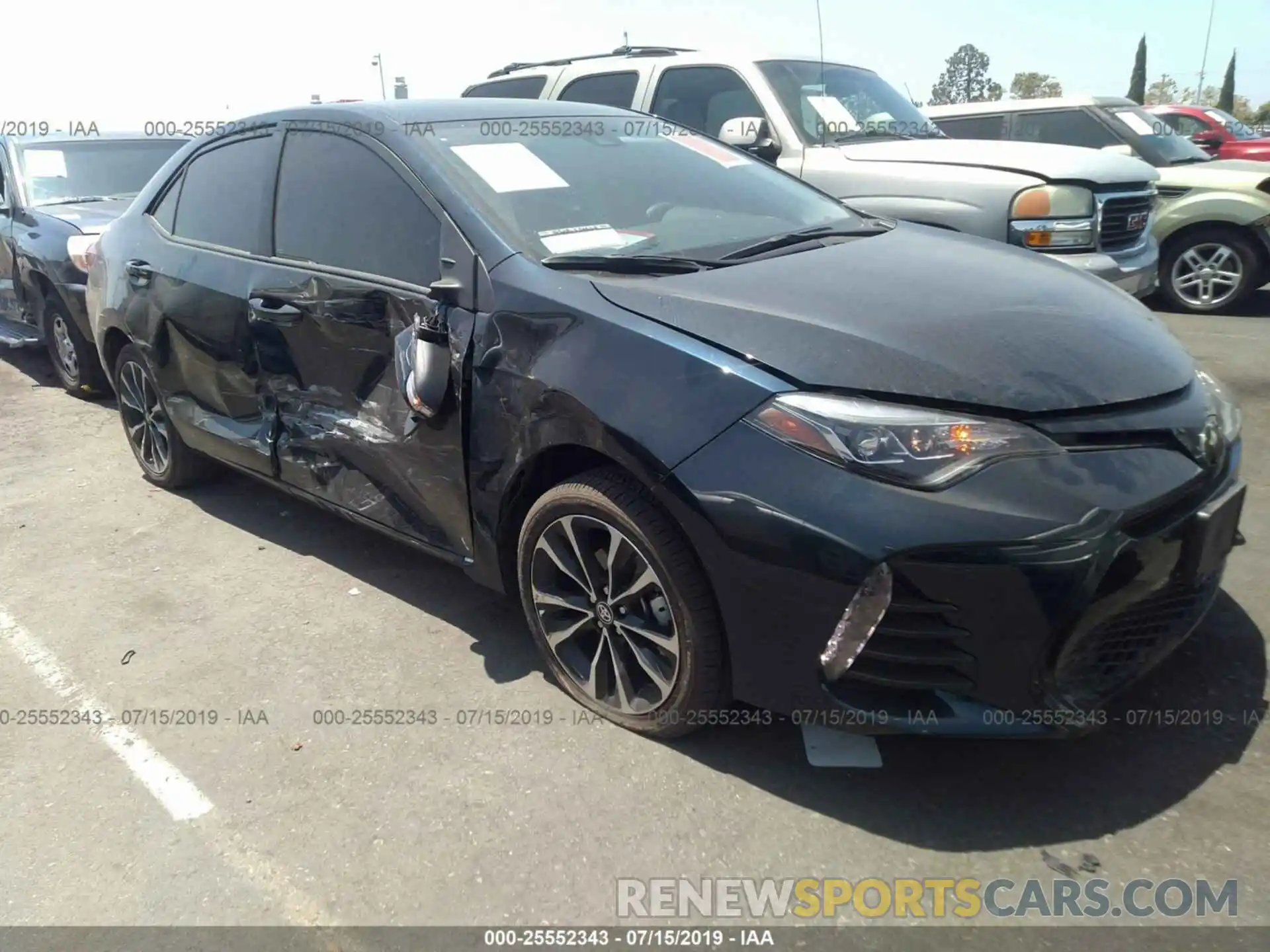 1 Photograph of a damaged car 5YFBURHE5KP936609 TOYOTA COROLLA 2019