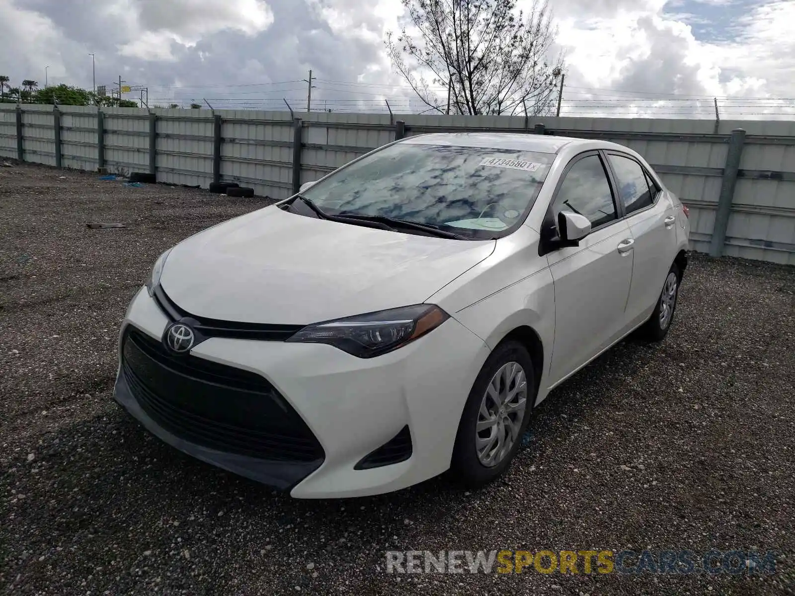 2 Photograph of a damaged car 5YFBURHE5KP936903 TOYOTA COROLLA 2019