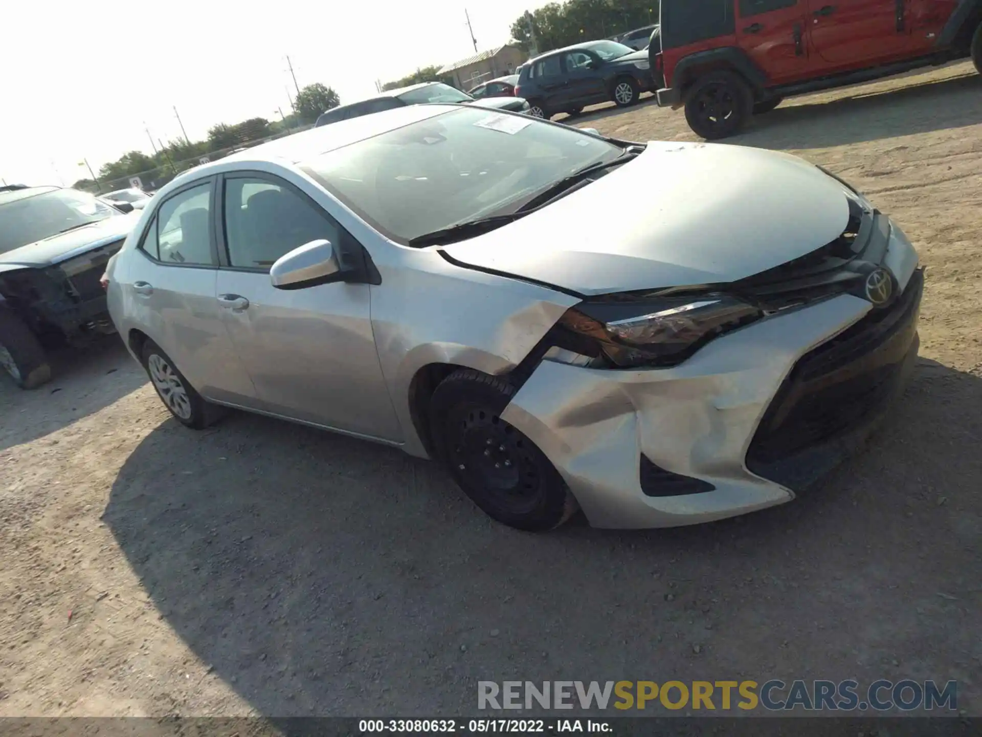 1 Photograph of a damaged car 5YFBURHE5KP936951 TOYOTA COROLLA 2019