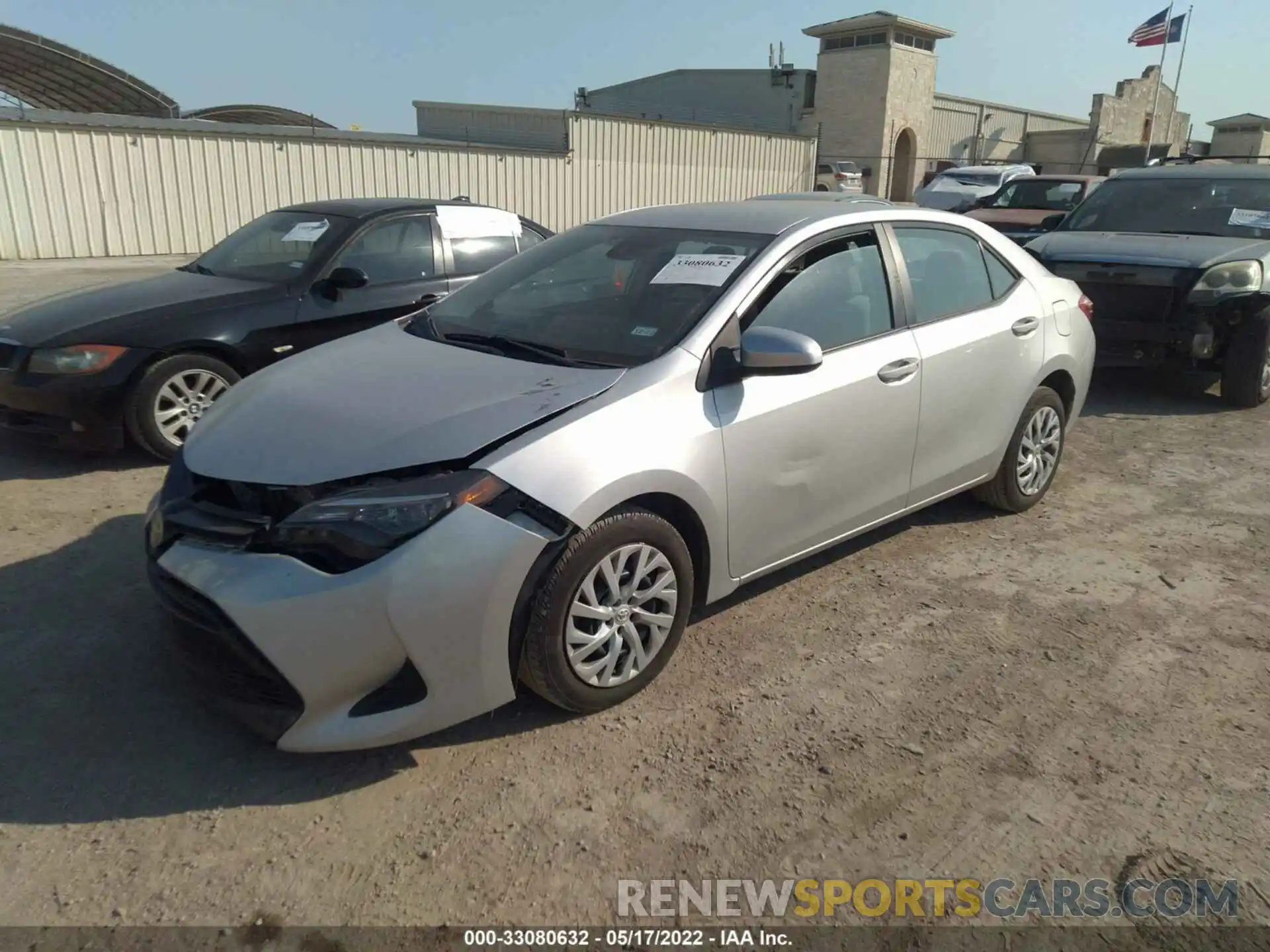 2 Photograph of a damaged car 5YFBURHE5KP936951 TOYOTA COROLLA 2019