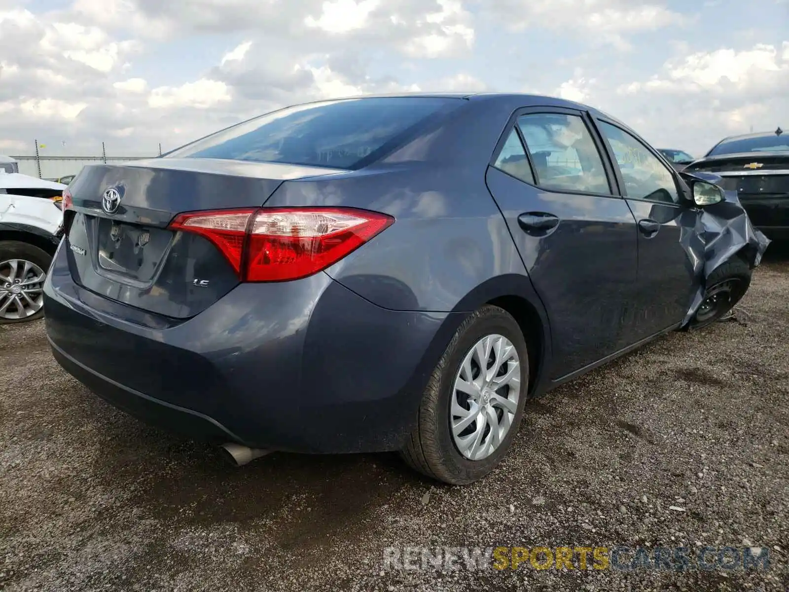 4 Photograph of a damaged car 5YFBURHE5KP936996 TOYOTA COROLLA 2019