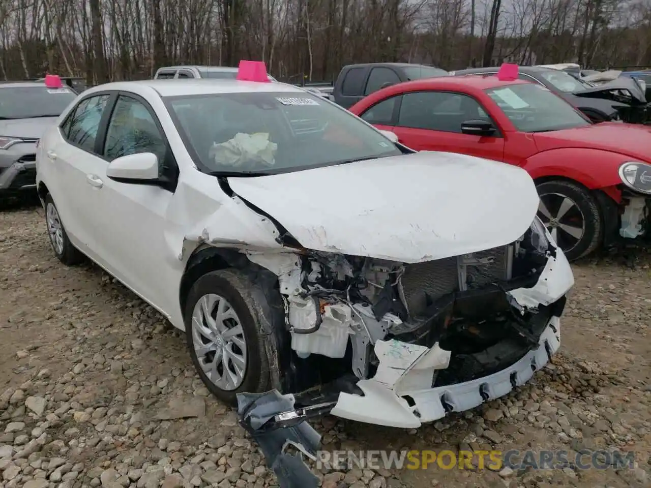 1 Photograph of a damaged car 5YFBURHE5KP937100 TOYOTA COROLLA 2019