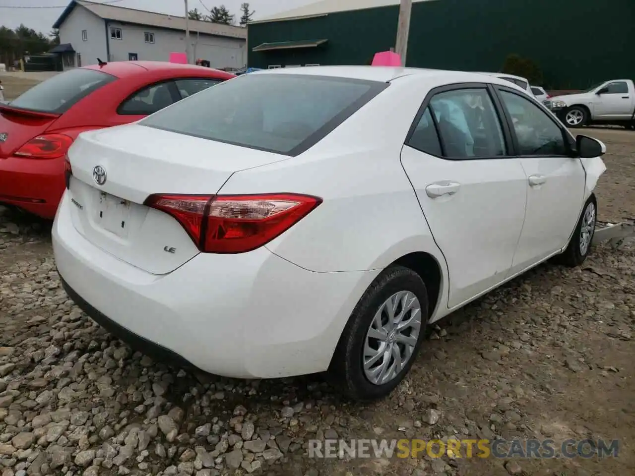 4 Photograph of a damaged car 5YFBURHE5KP937100 TOYOTA COROLLA 2019