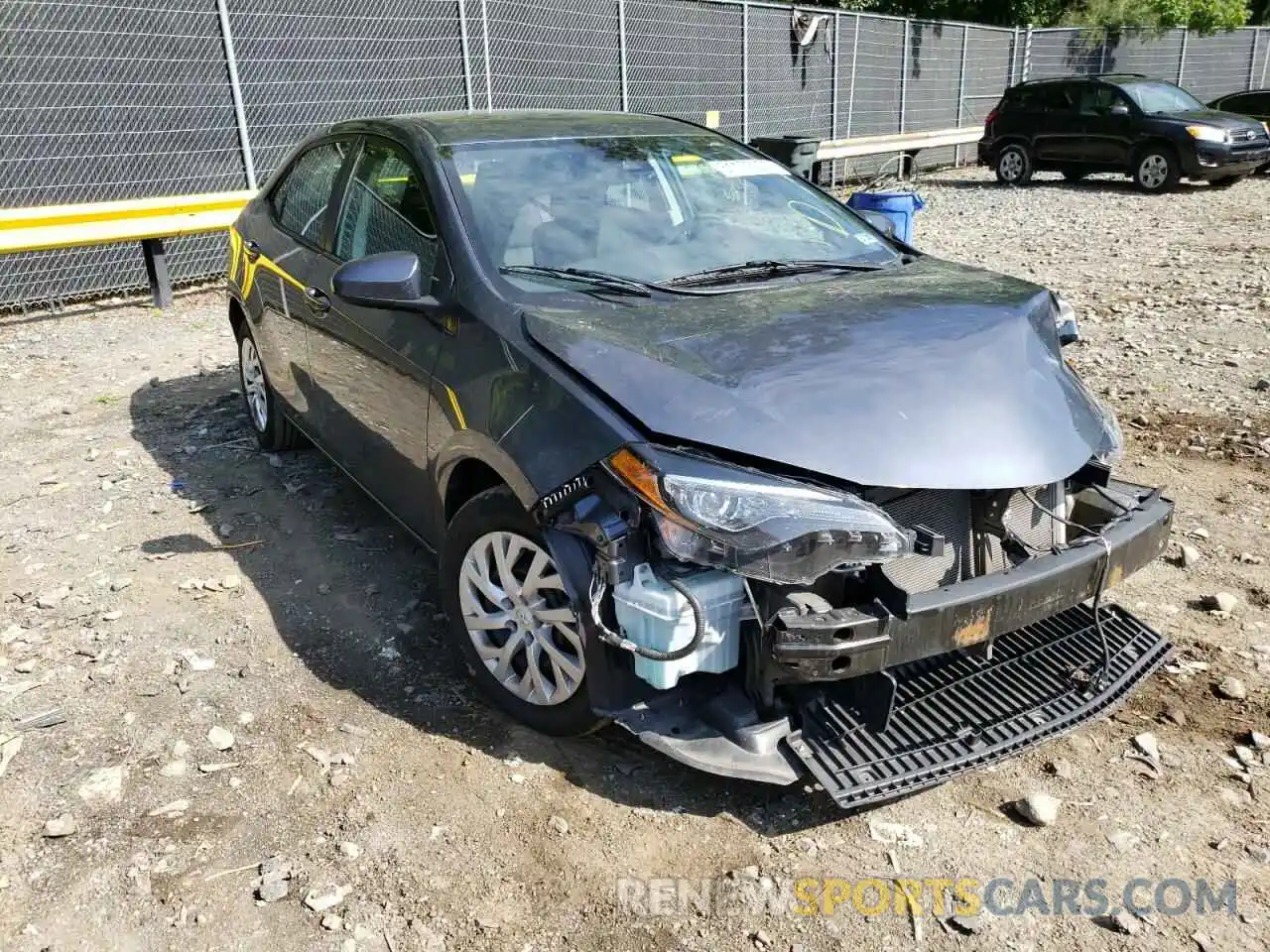 1 Photograph of a damaged car 5YFBURHE5KP937307 TOYOTA COROLLA 2019