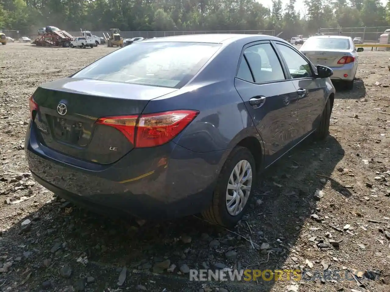 4 Photograph of a damaged car 5YFBURHE5KP937307 TOYOTA COROLLA 2019