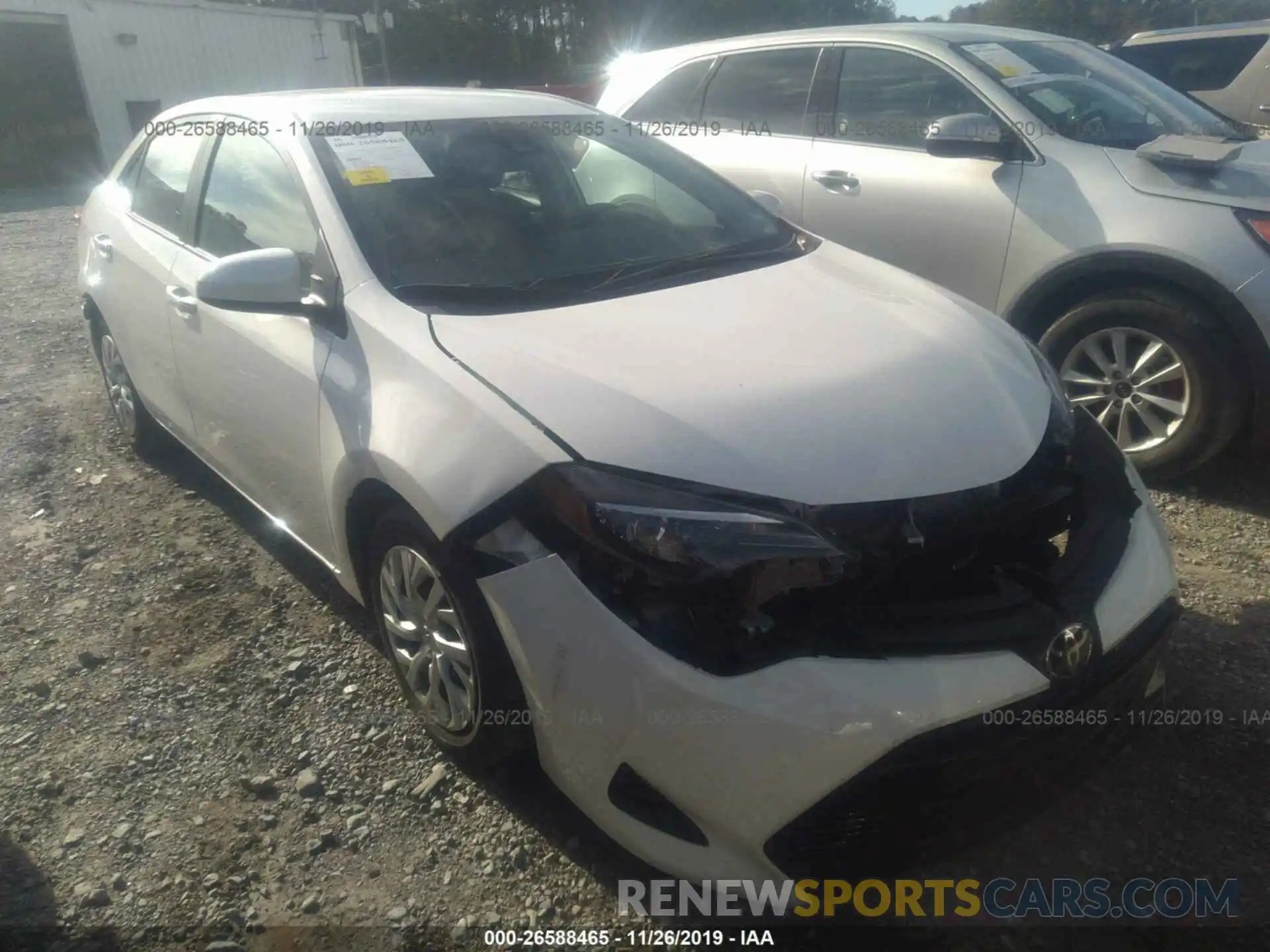 1 Photograph of a damaged car 5YFBURHE5KP937310 TOYOTA COROLLA 2019