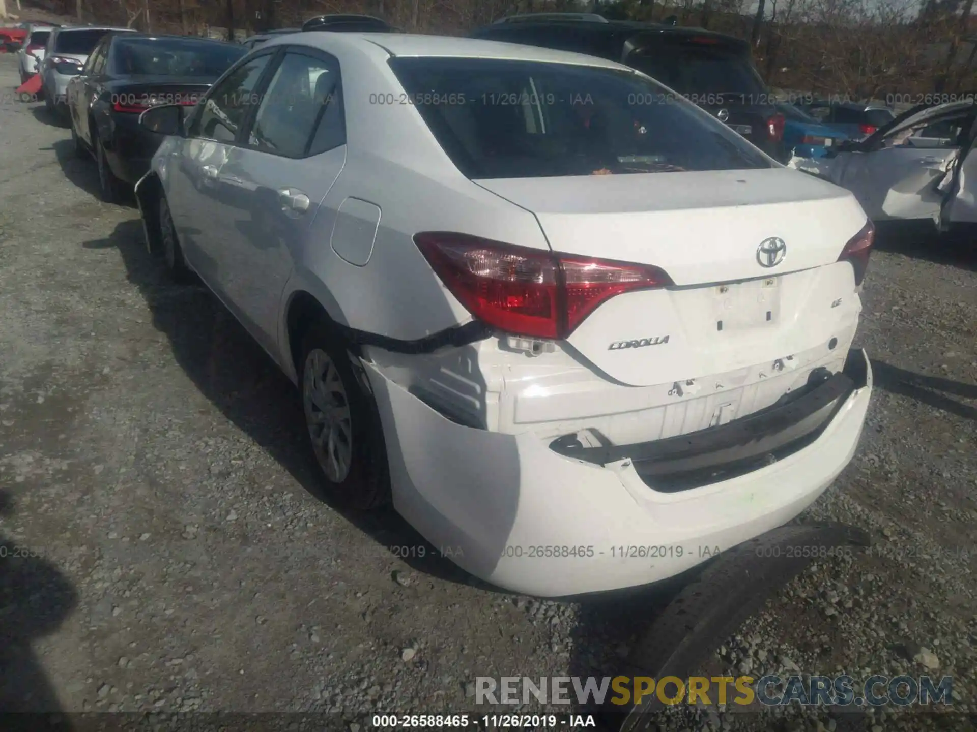 3 Photograph of a damaged car 5YFBURHE5KP937310 TOYOTA COROLLA 2019