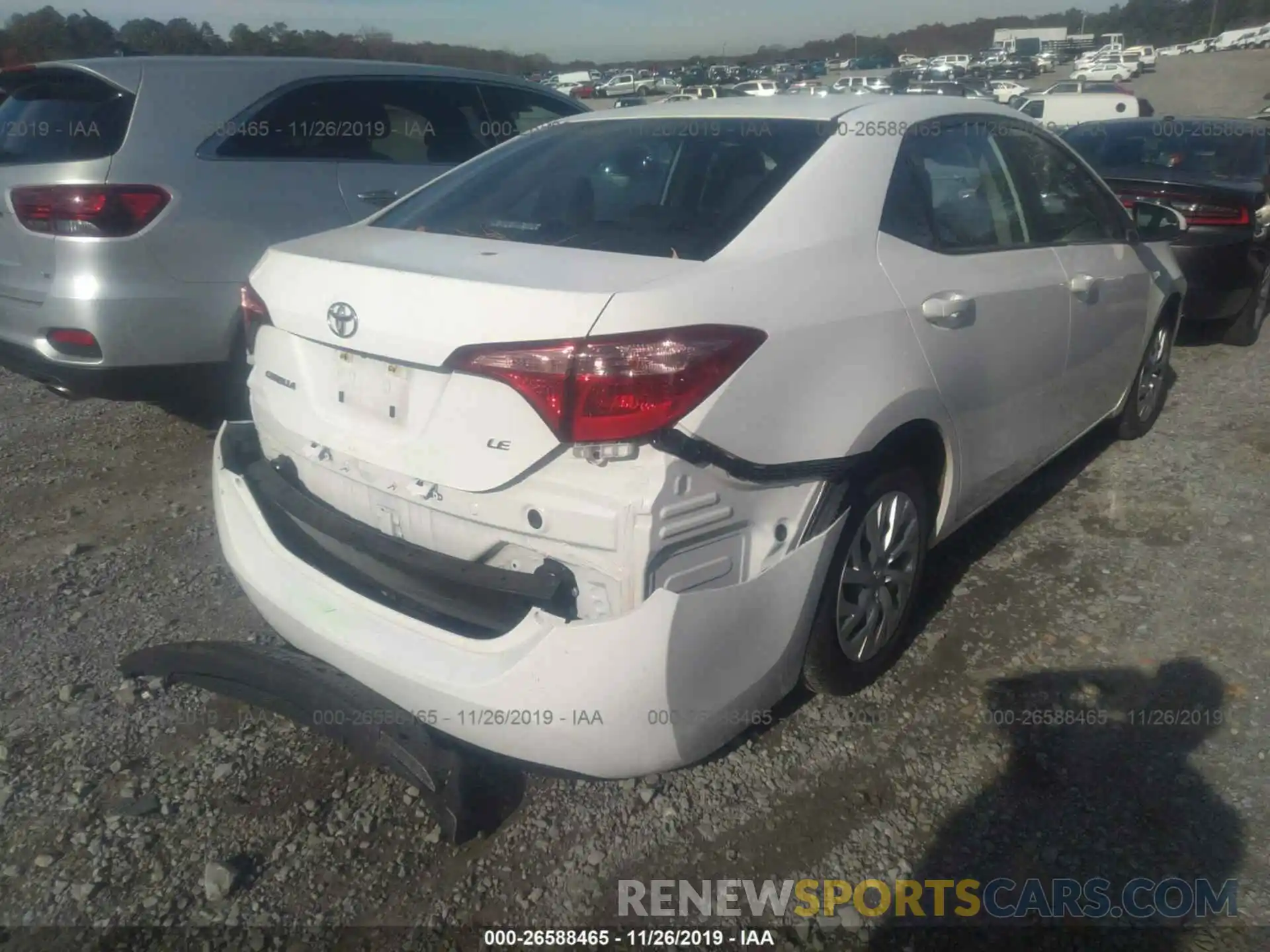 4 Photograph of a damaged car 5YFBURHE5KP937310 TOYOTA COROLLA 2019