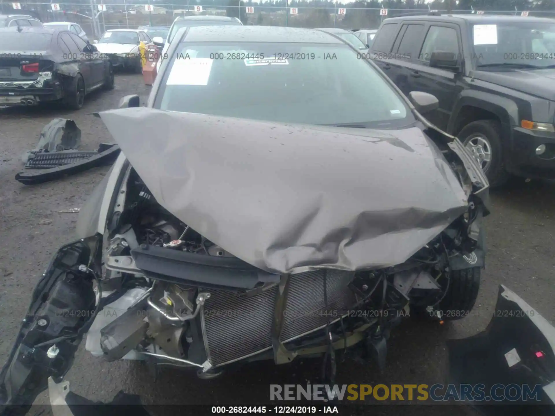 6 Photograph of a damaged car 5YFBURHE5KP937355 TOYOTA COROLLA 2019