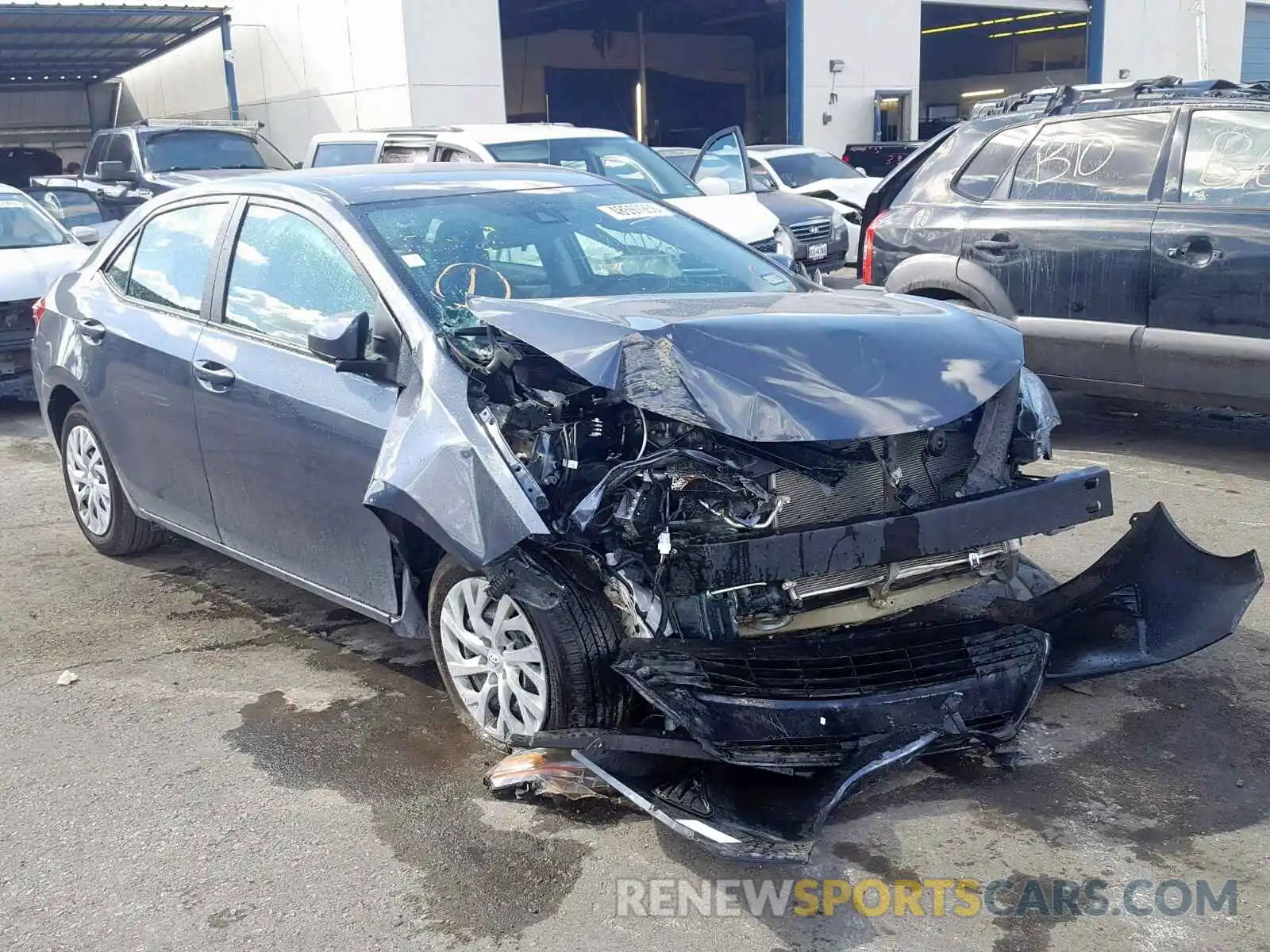 1 Photograph of a damaged car 5YFBURHE5KP938182 TOYOTA COROLLA 2019