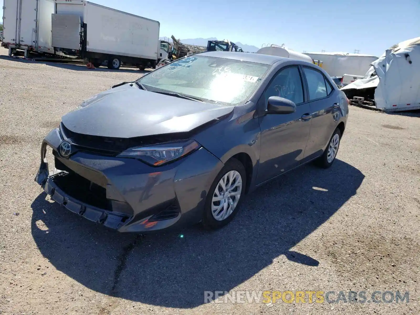 2 Photograph of a damaged car 5YFBURHE5KP938232 TOYOTA COROLLA 2019