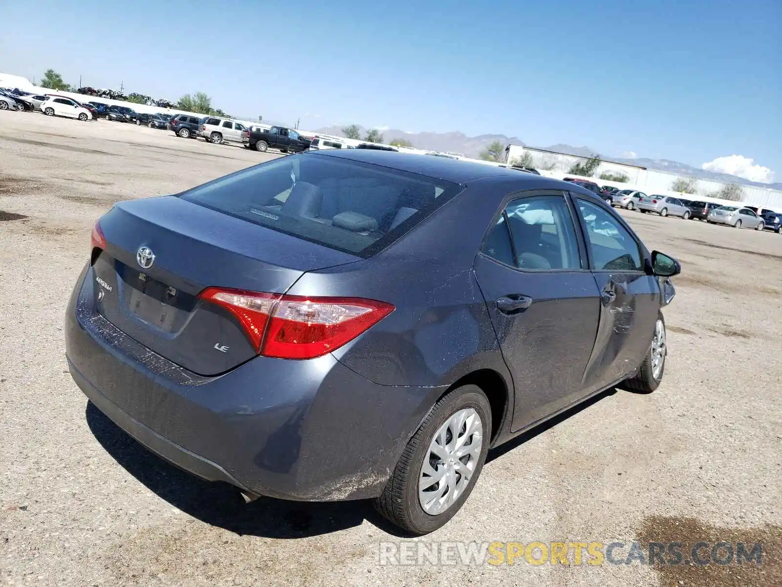 4 Photograph of a damaged car 5YFBURHE5KP938232 TOYOTA COROLLA 2019