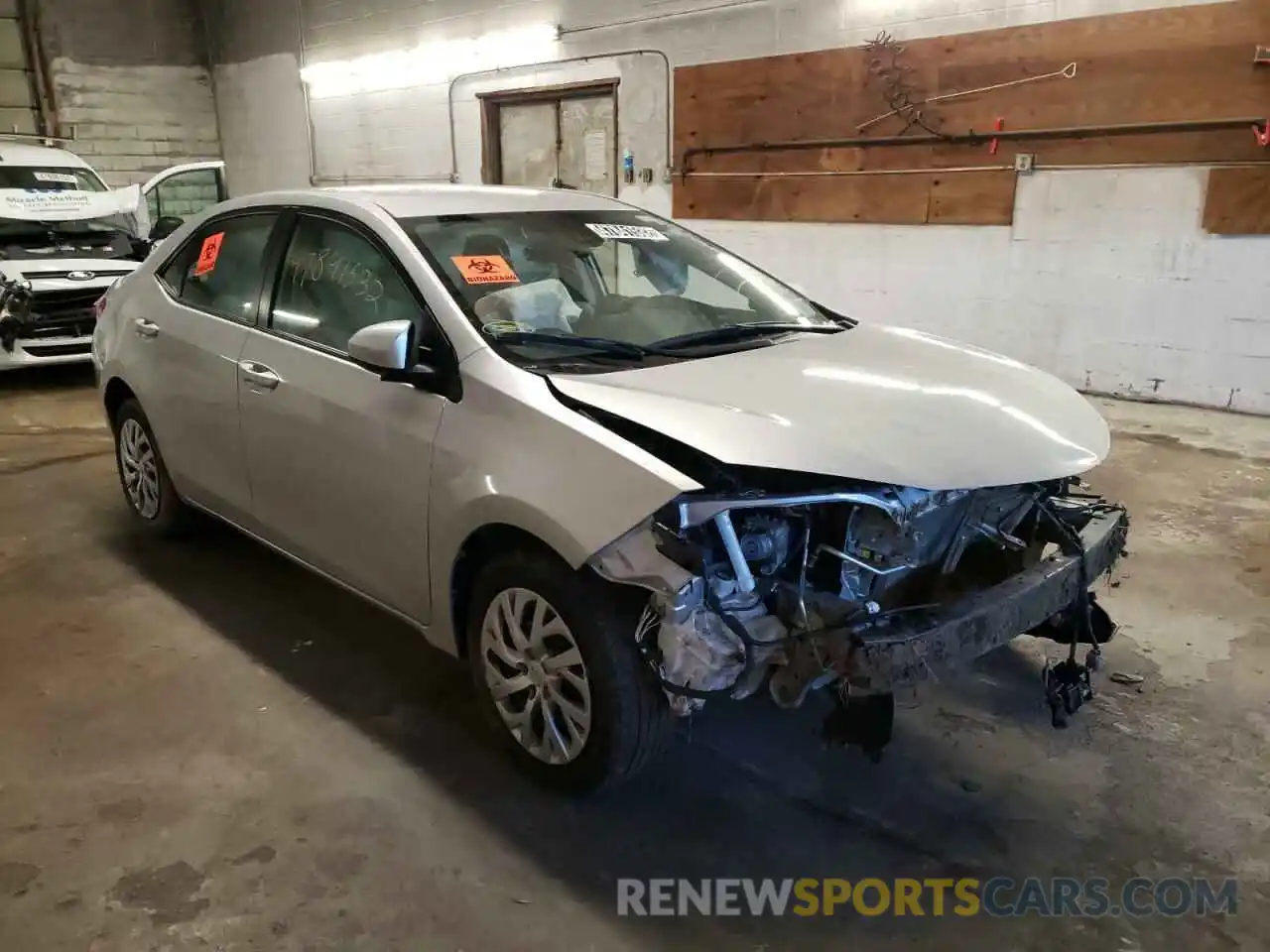 1 Photograph of a damaged car 5YFBURHE5KP938375 TOYOTA COROLLA 2019