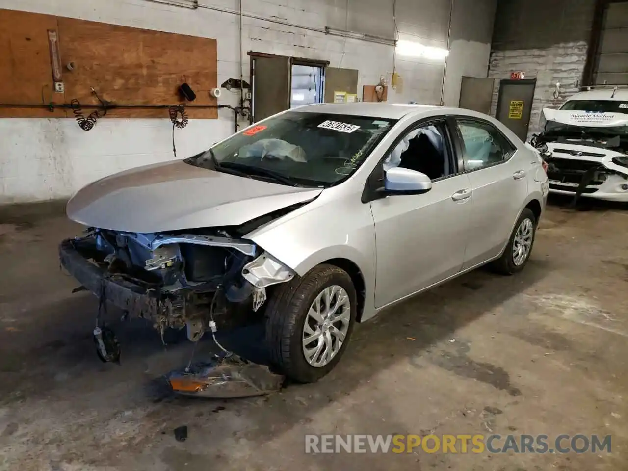 2 Photograph of a damaged car 5YFBURHE5KP938375 TOYOTA COROLLA 2019