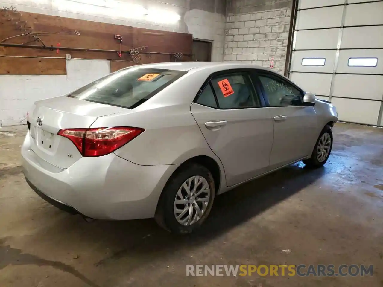 4 Photograph of a damaged car 5YFBURHE5KP938375 TOYOTA COROLLA 2019