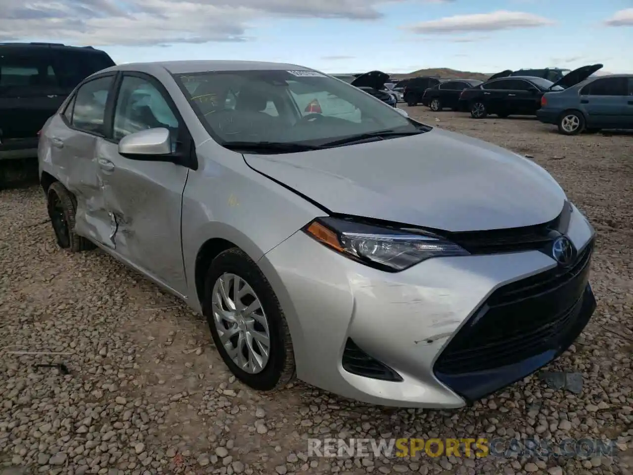 1 Photograph of a damaged car 5YFBURHE5KP938411 TOYOTA COROLLA 2019