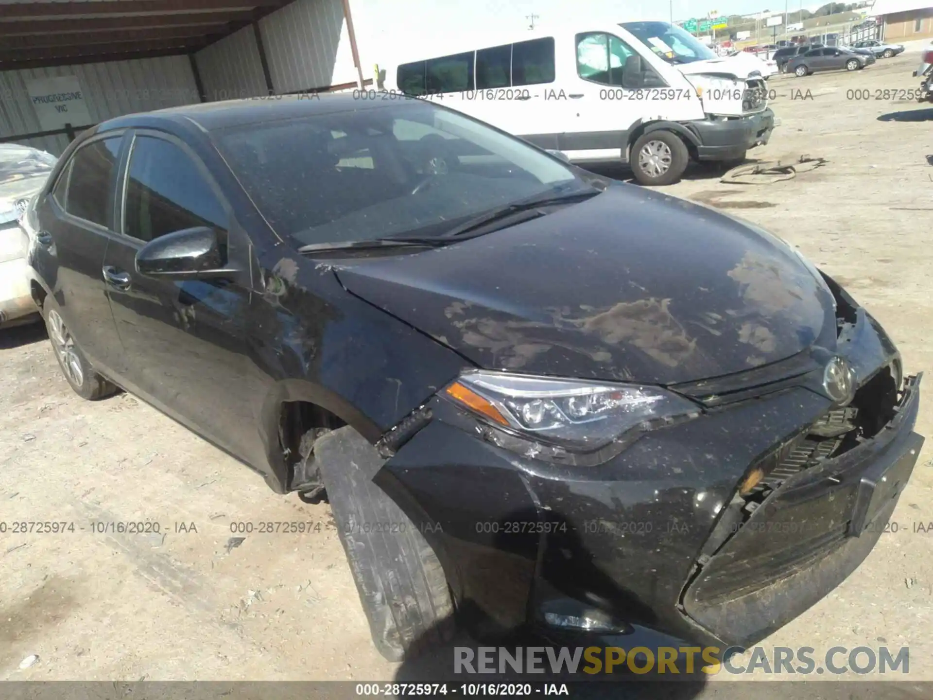 1 Photograph of a damaged car 5YFBURHE5KP938490 TOYOTA COROLLA 2019