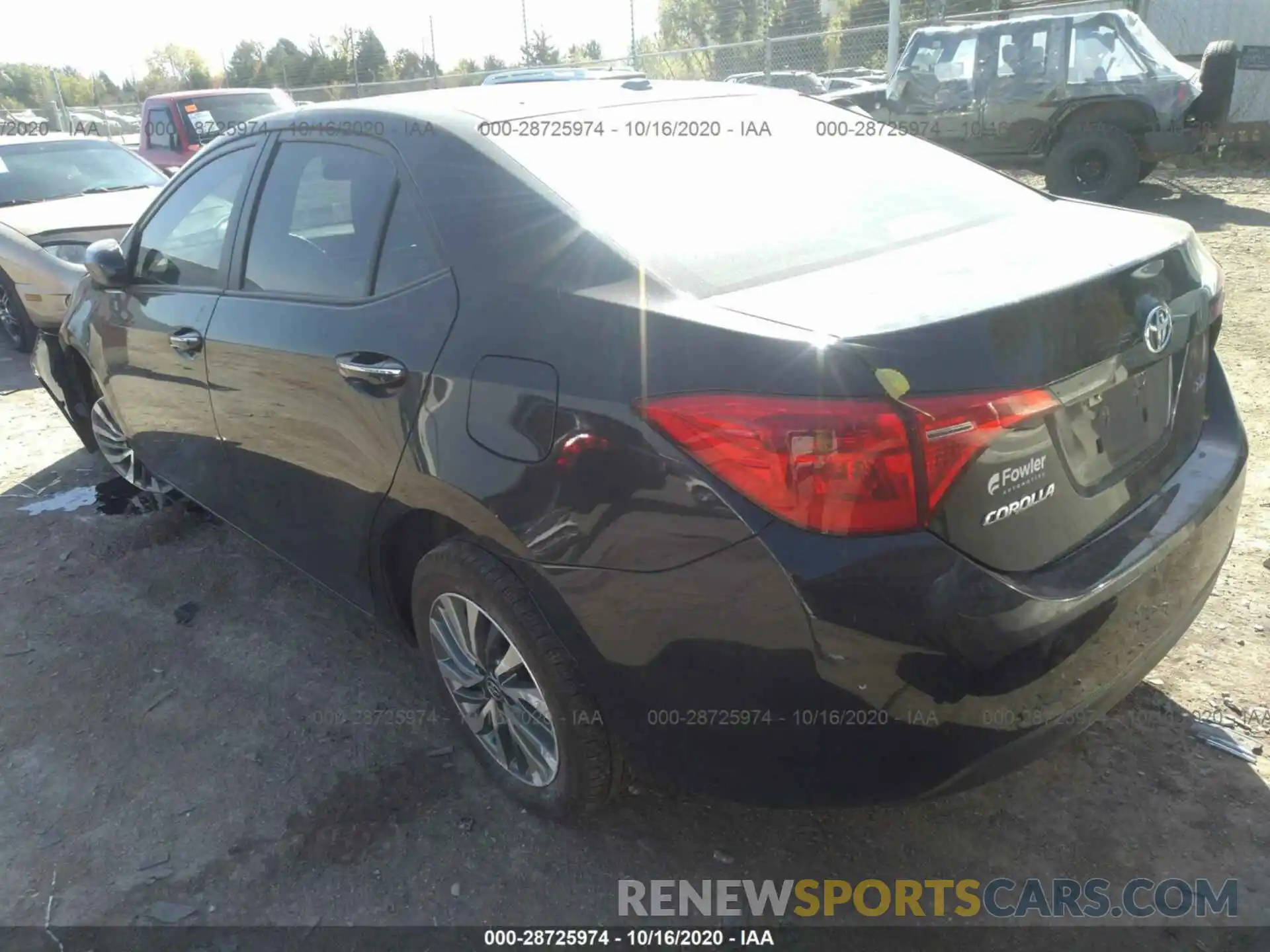 3 Photograph of a damaged car 5YFBURHE5KP938490 TOYOTA COROLLA 2019