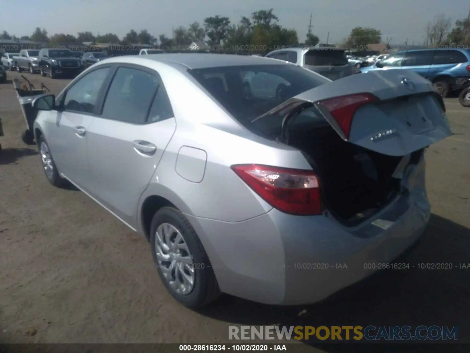 3 Photograph of a damaged car 5YFBURHE5KP938585 TOYOTA COROLLA 2019