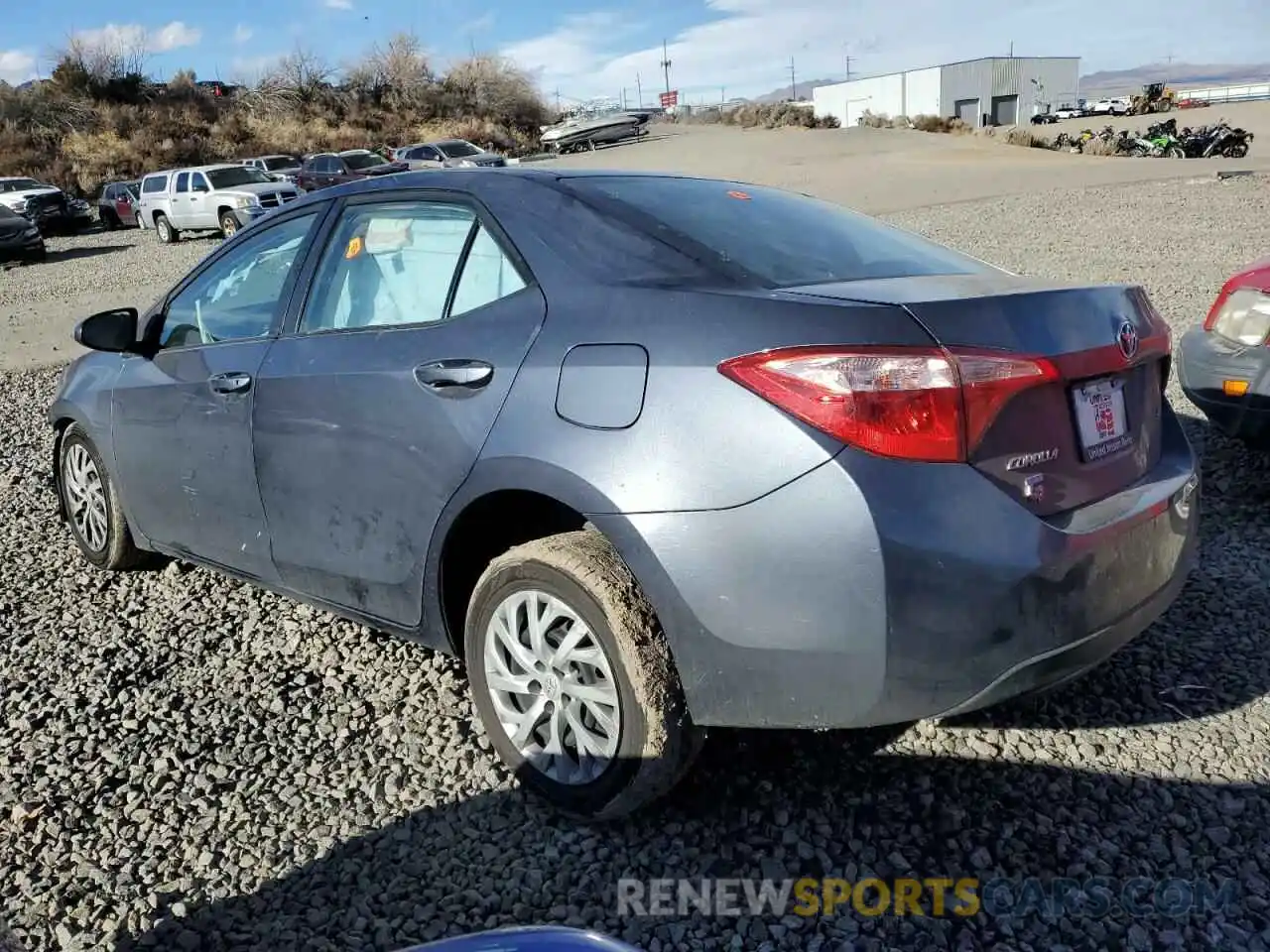 2 Photograph of a damaged car 5YFBURHE5KP938621 TOYOTA COROLLA 2019