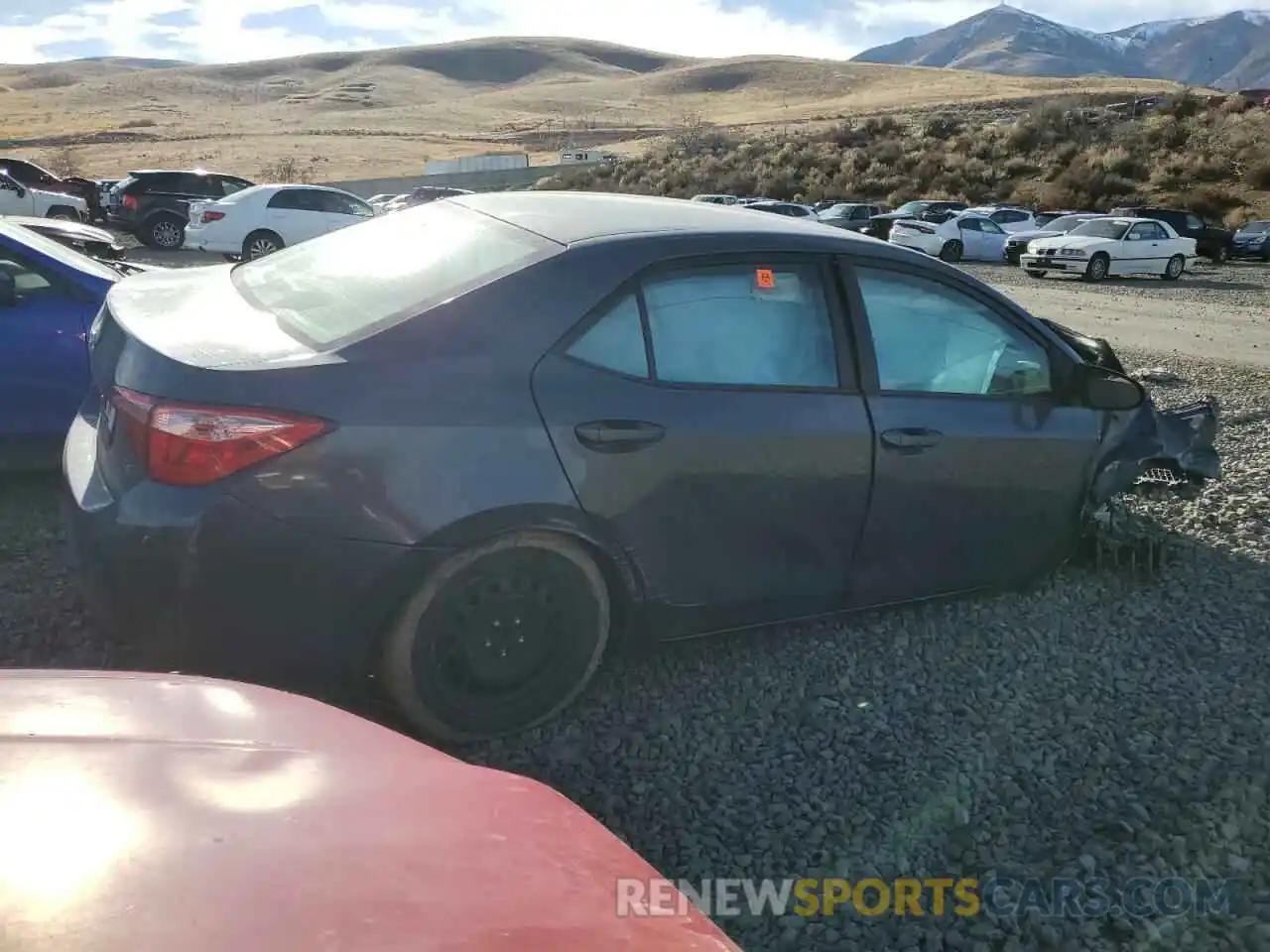 3 Photograph of a damaged car 5YFBURHE5KP938621 TOYOTA COROLLA 2019