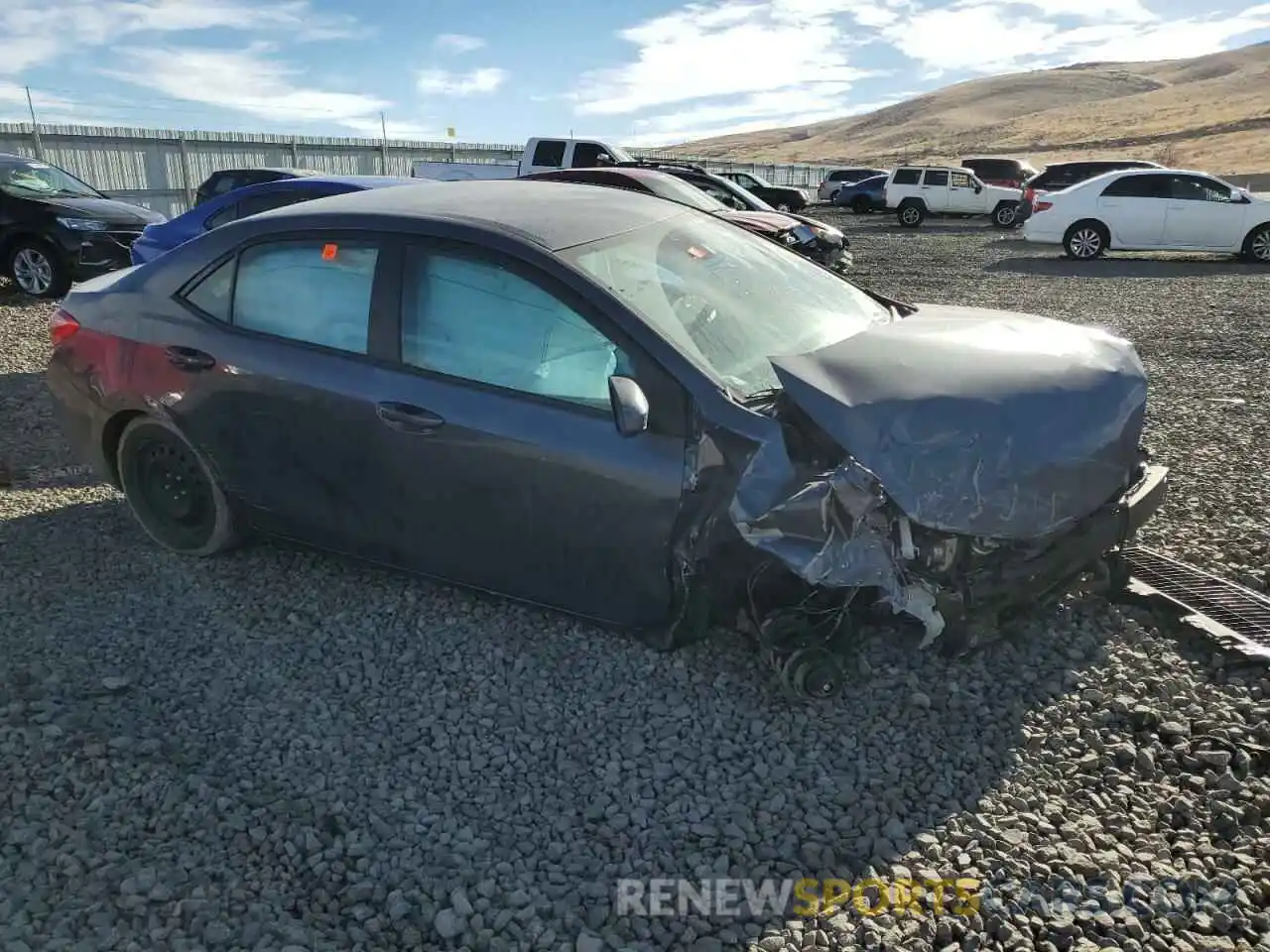 4 Photograph of a damaged car 5YFBURHE5KP938621 TOYOTA COROLLA 2019