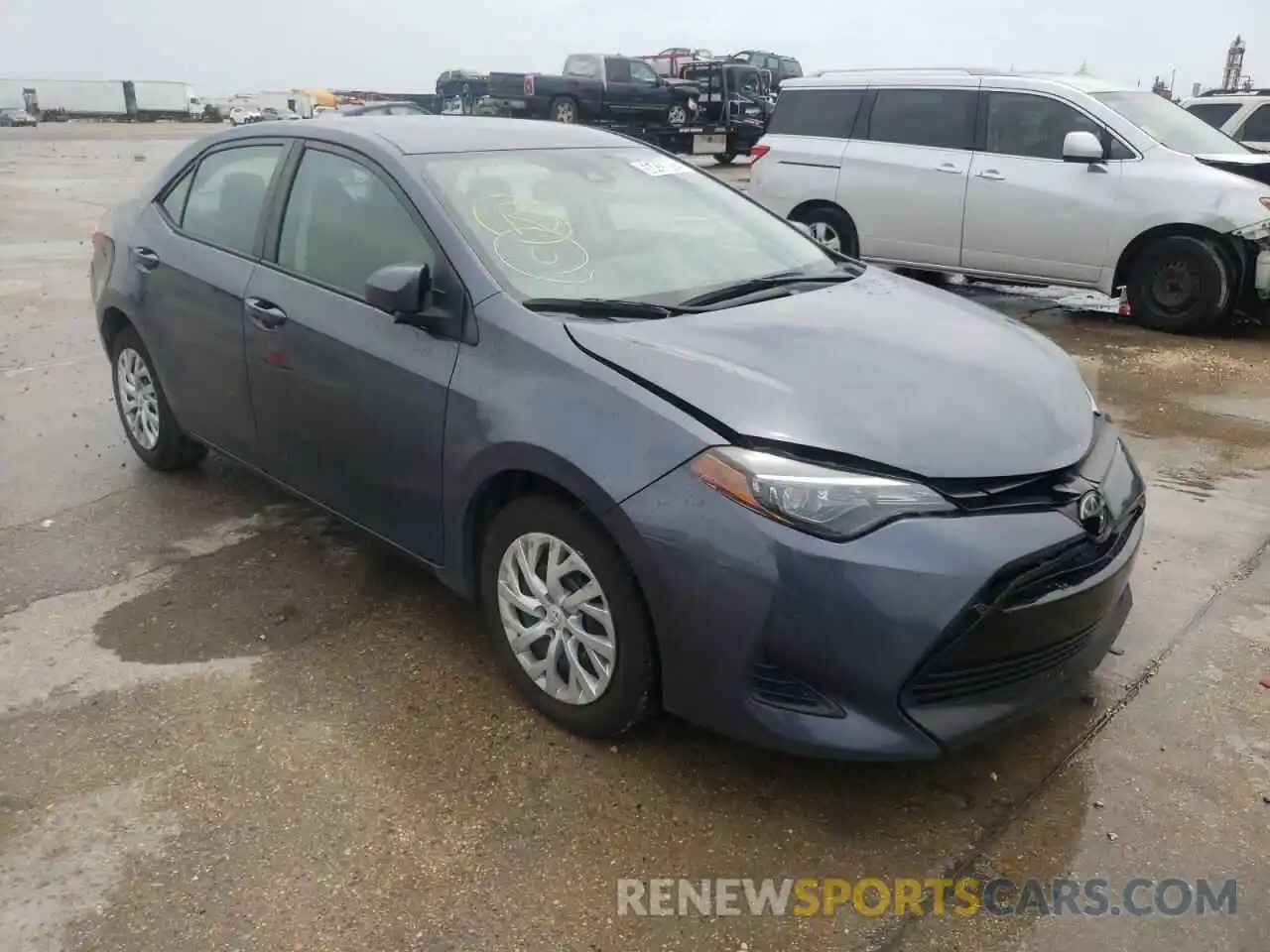 1 Photograph of a damaged car 5YFBURHE5KP938635 TOYOTA COROLLA 2019