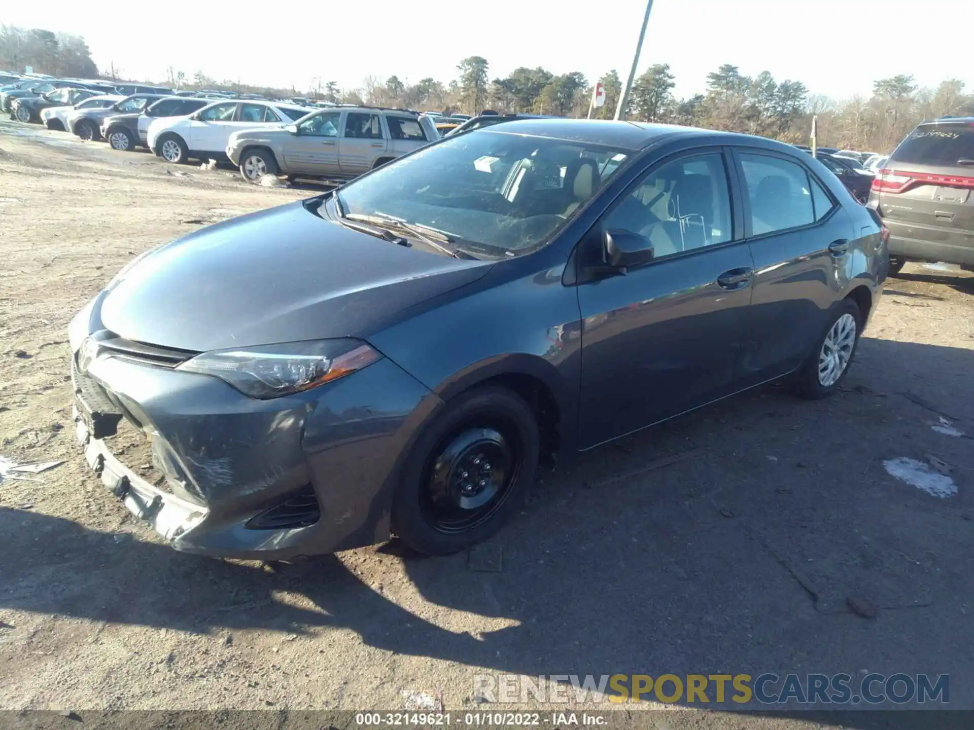 2 Photograph of a damaged car 5YFBURHE5KP938666 TOYOTA COROLLA 2019