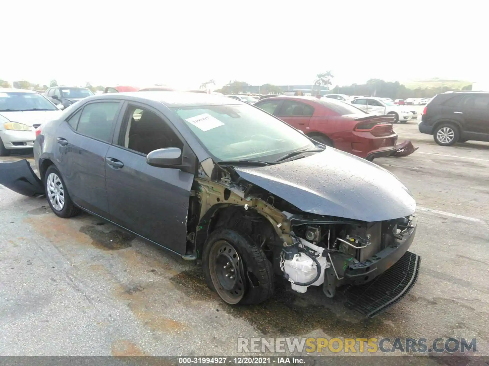 1 Photograph of a damaged car 5YFBURHE5KP938750 TOYOTA COROLLA 2019