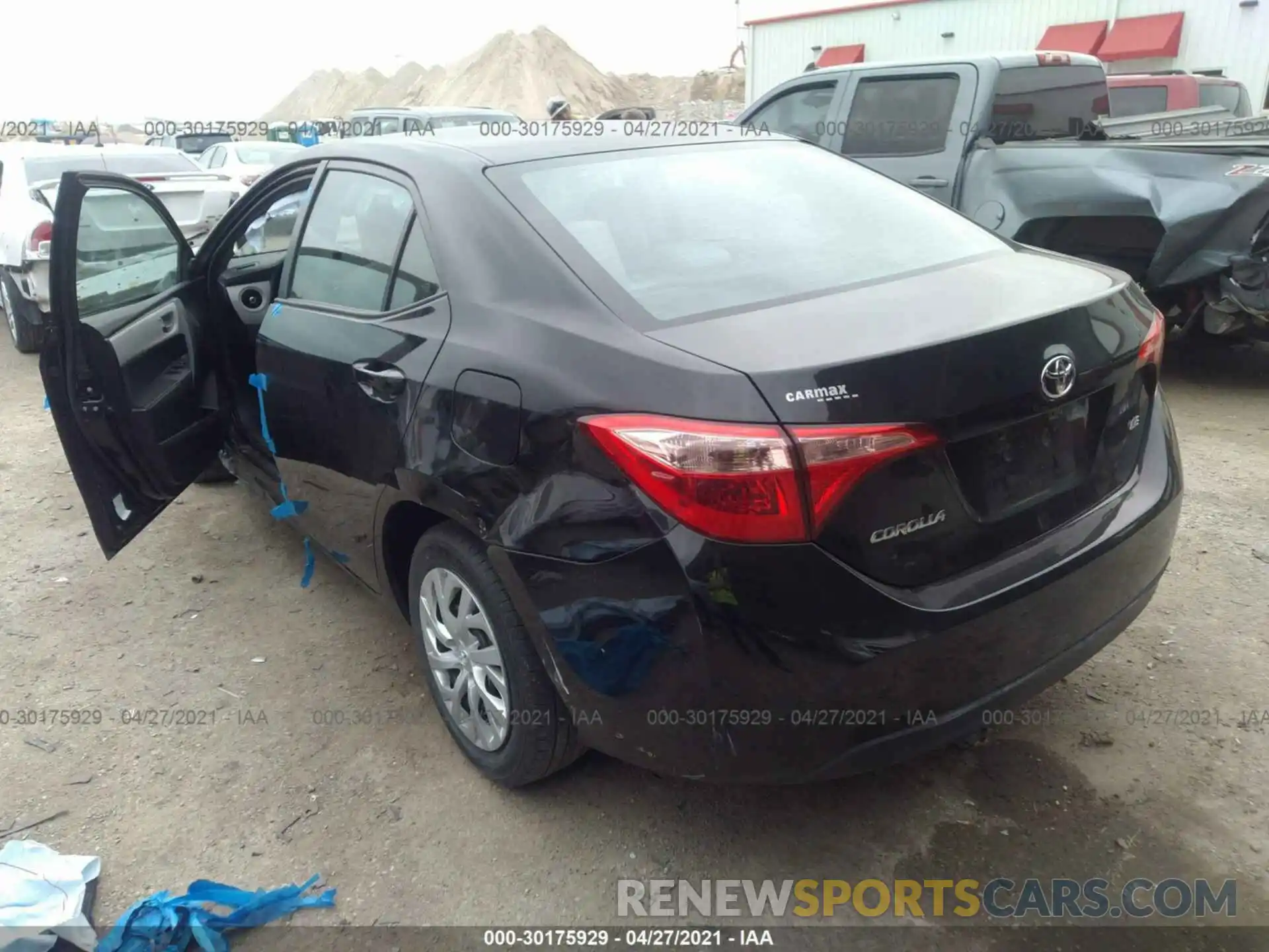 3 Photograph of a damaged car 5YFBURHE5KP938893 TOYOTA COROLLA 2019