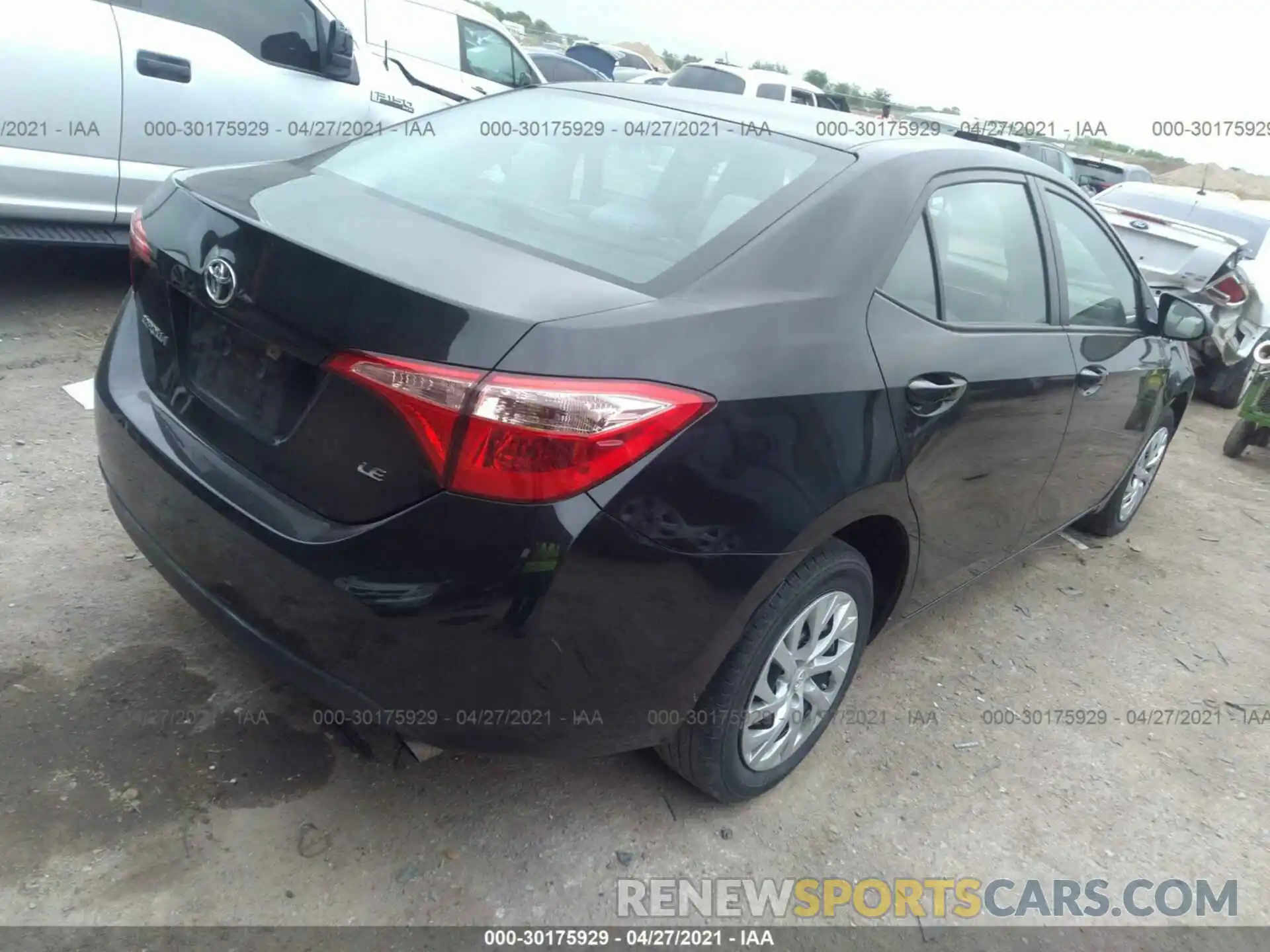 4 Photograph of a damaged car 5YFBURHE5KP938893 TOYOTA COROLLA 2019