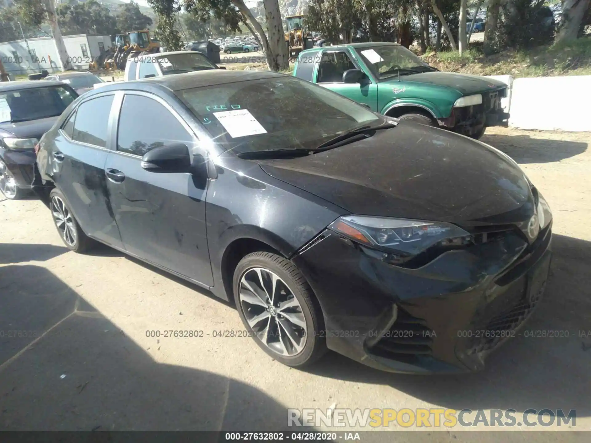 1 Photograph of a damaged car 5YFBURHE5KP939199 TOYOTA COROLLA 2019