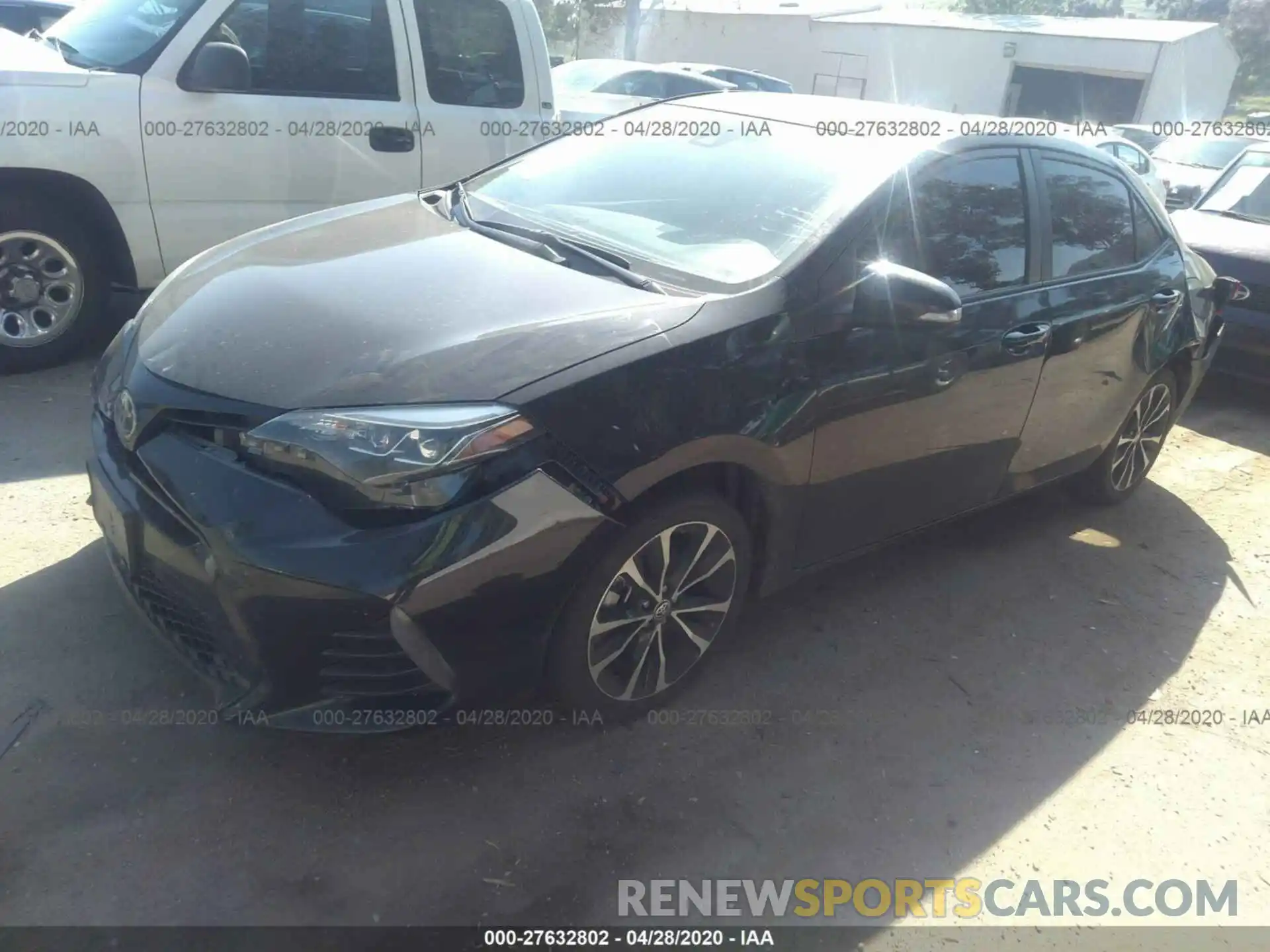 2 Photograph of a damaged car 5YFBURHE5KP939199 TOYOTA COROLLA 2019