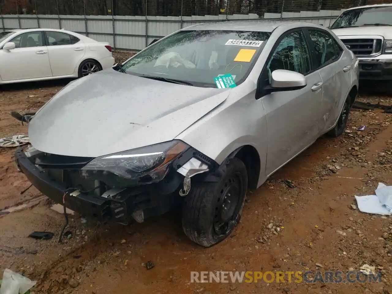 2 Photograph of a damaged car 5YFBURHE5KP939347 TOYOTA COROLLA 2019