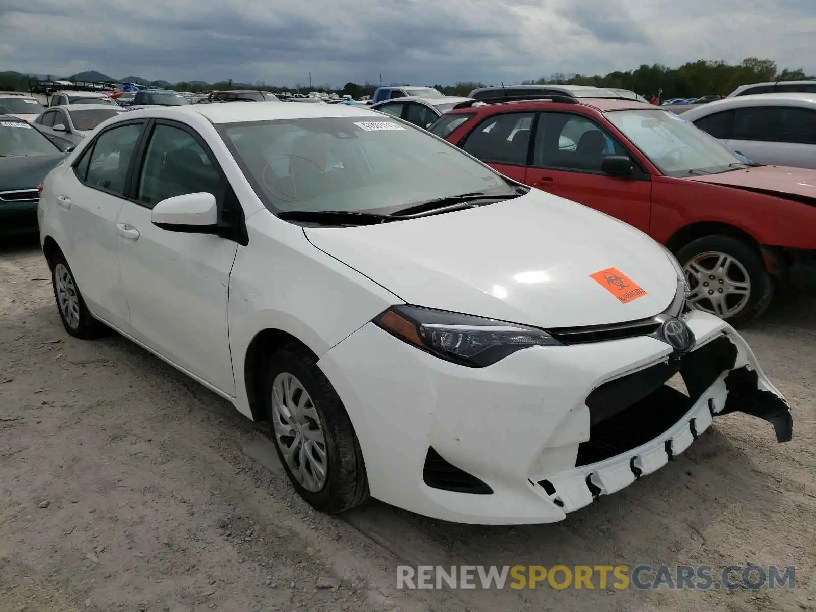 1 Photograph of a damaged car 5YFBURHE5KP939364 TOYOTA COROLLA 2019