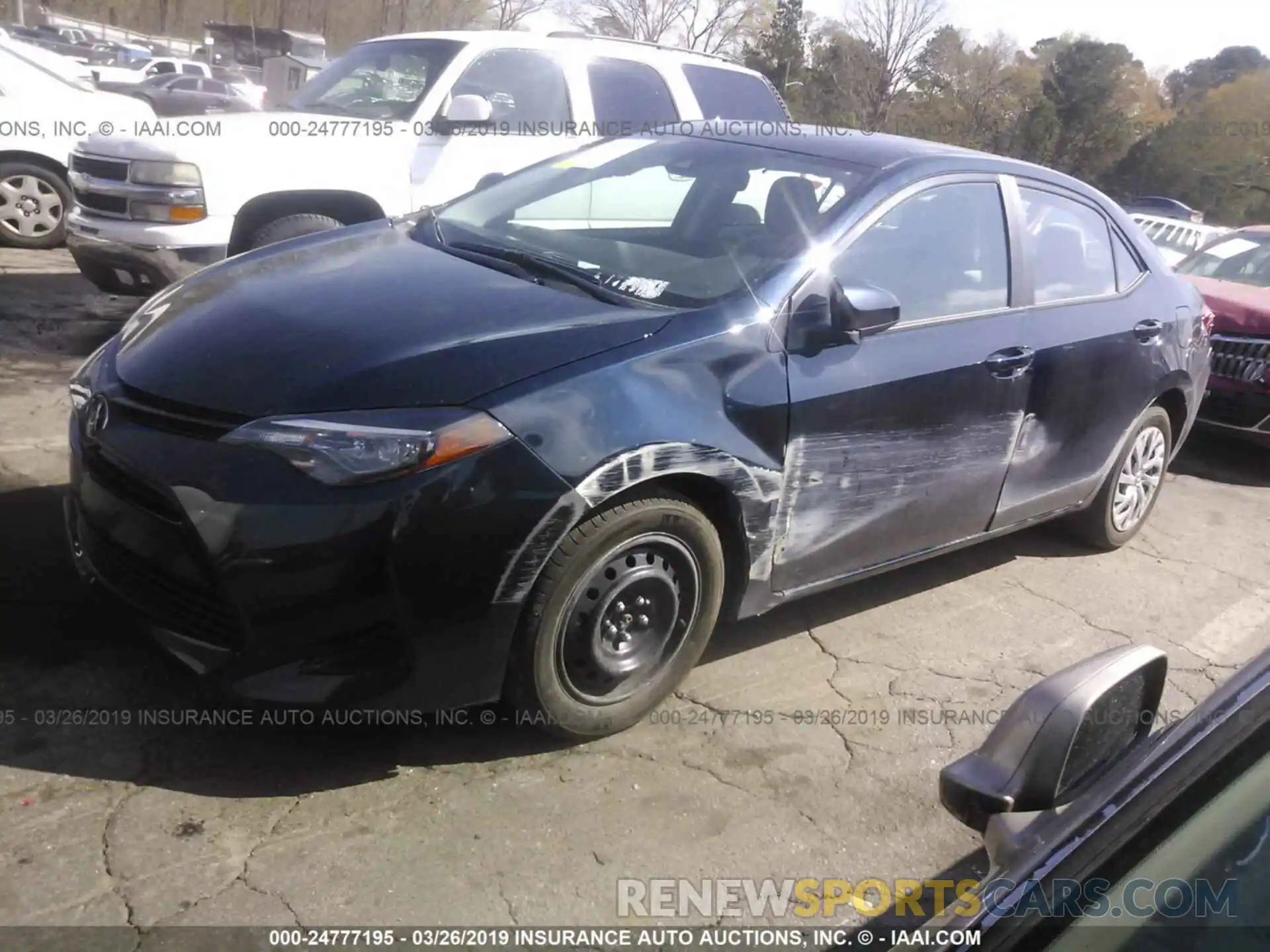 2 Photograph of a damaged car 5YFBURHE5KP939462 TOYOTA COROLLA 2019