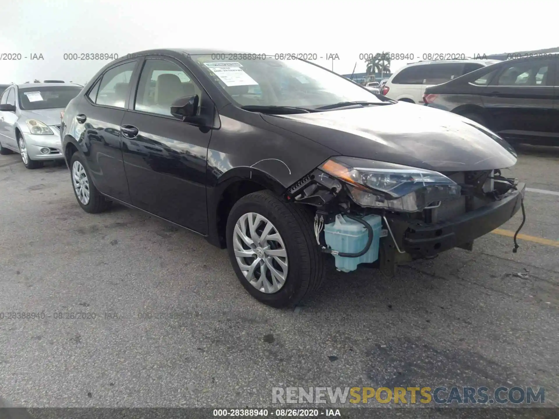 1 Photograph of a damaged car 5YFBURHE5KP939560 TOYOTA COROLLA 2019