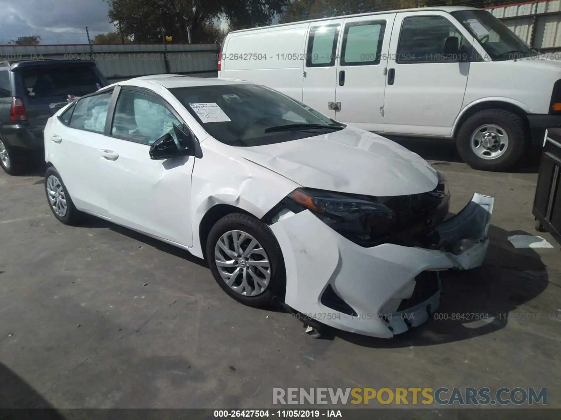 1 Photograph of a damaged car 5YFBURHE5KP939610 TOYOTA COROLLA 2019