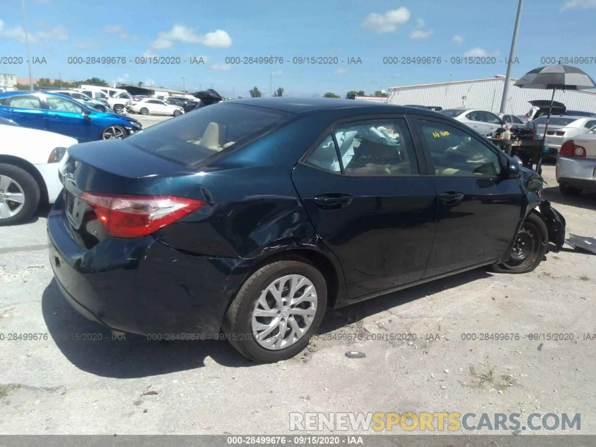 4 Photograph of a damaged car 5YFBURHE5KP939705 TOYOTA COROLLA 2019