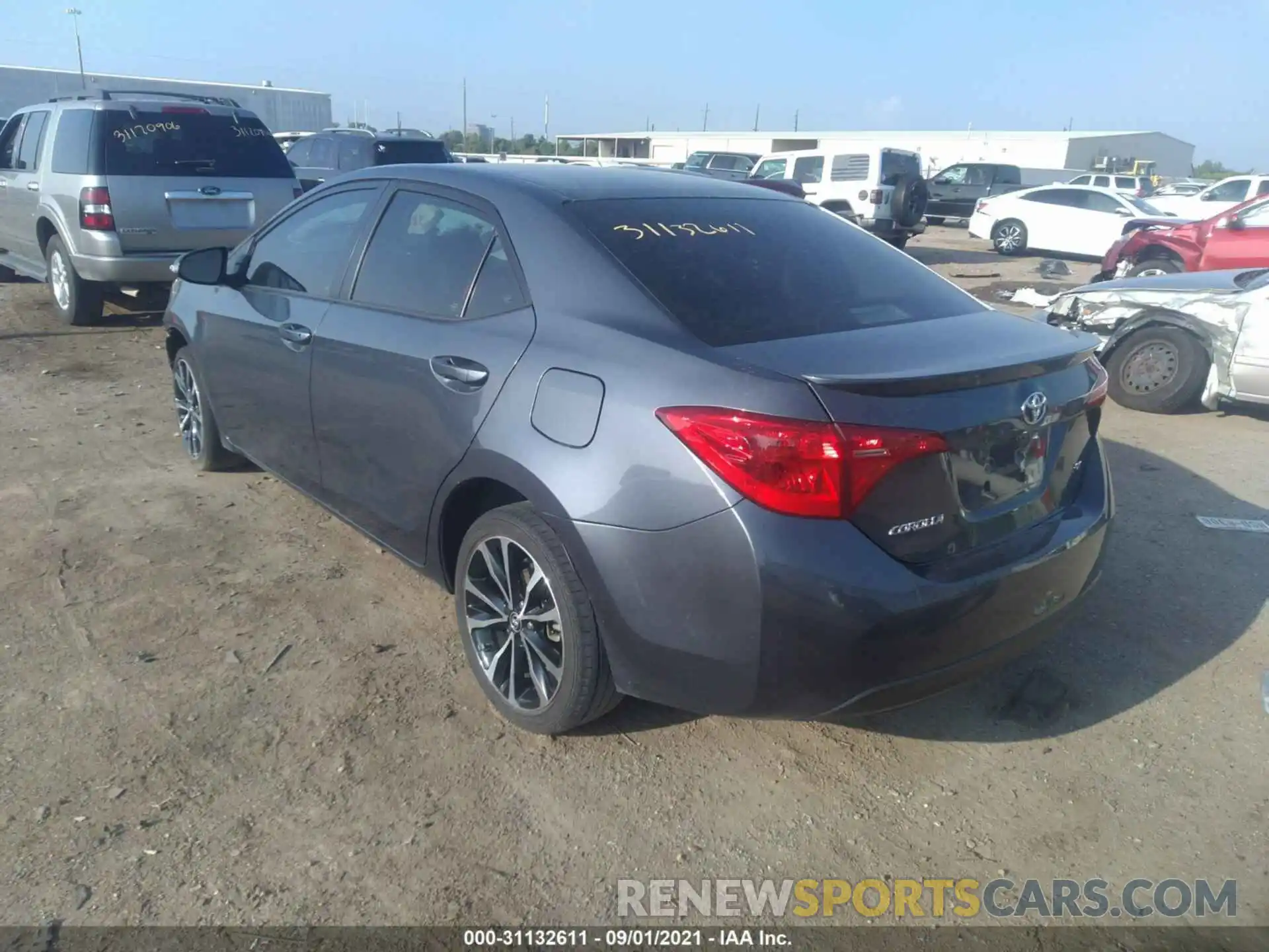 3 Photograph of a damaged car 5YFBURHE5KP939834 TOYOTA COROLLA 2019