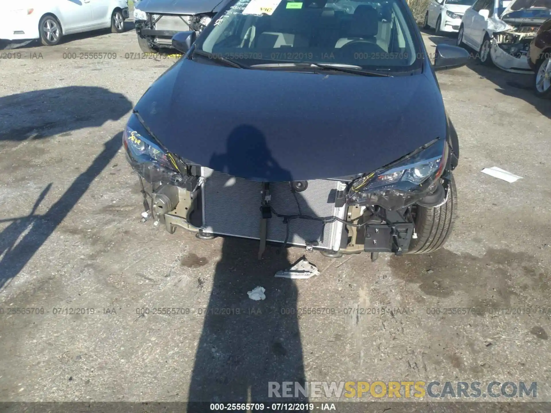 6 Photograph of a damaged car 5YFBURHE5KP939896 TOYOTA COROLLA 2019