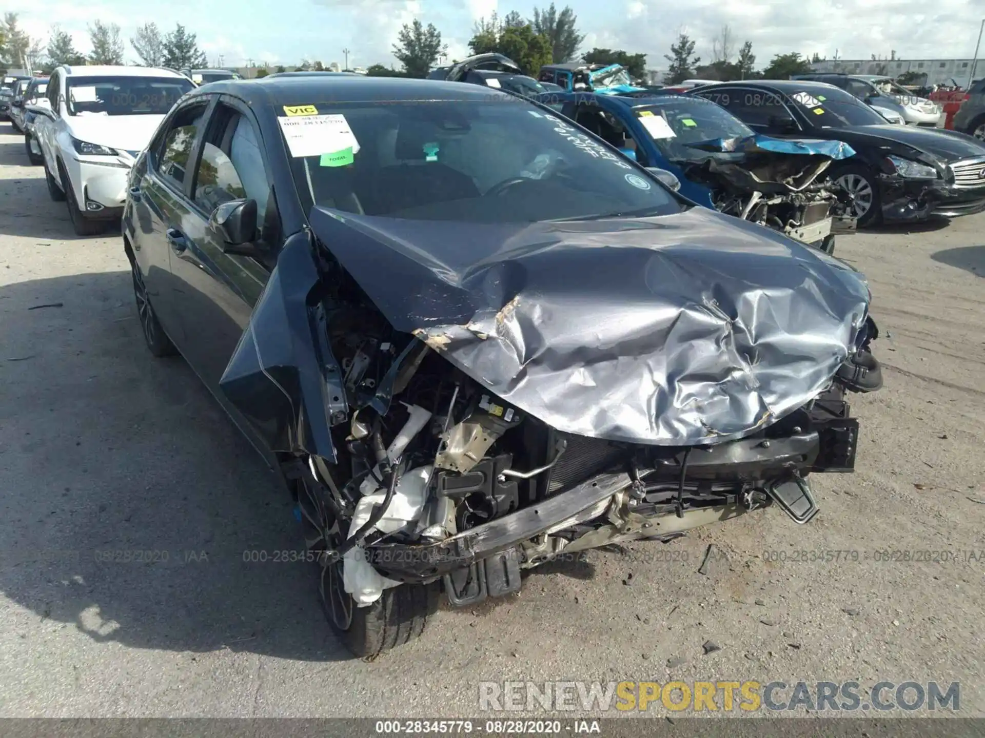 6 Photograph of a damaged car 5YFBURHE5KP940210 TOYOTA COROLLA 2019