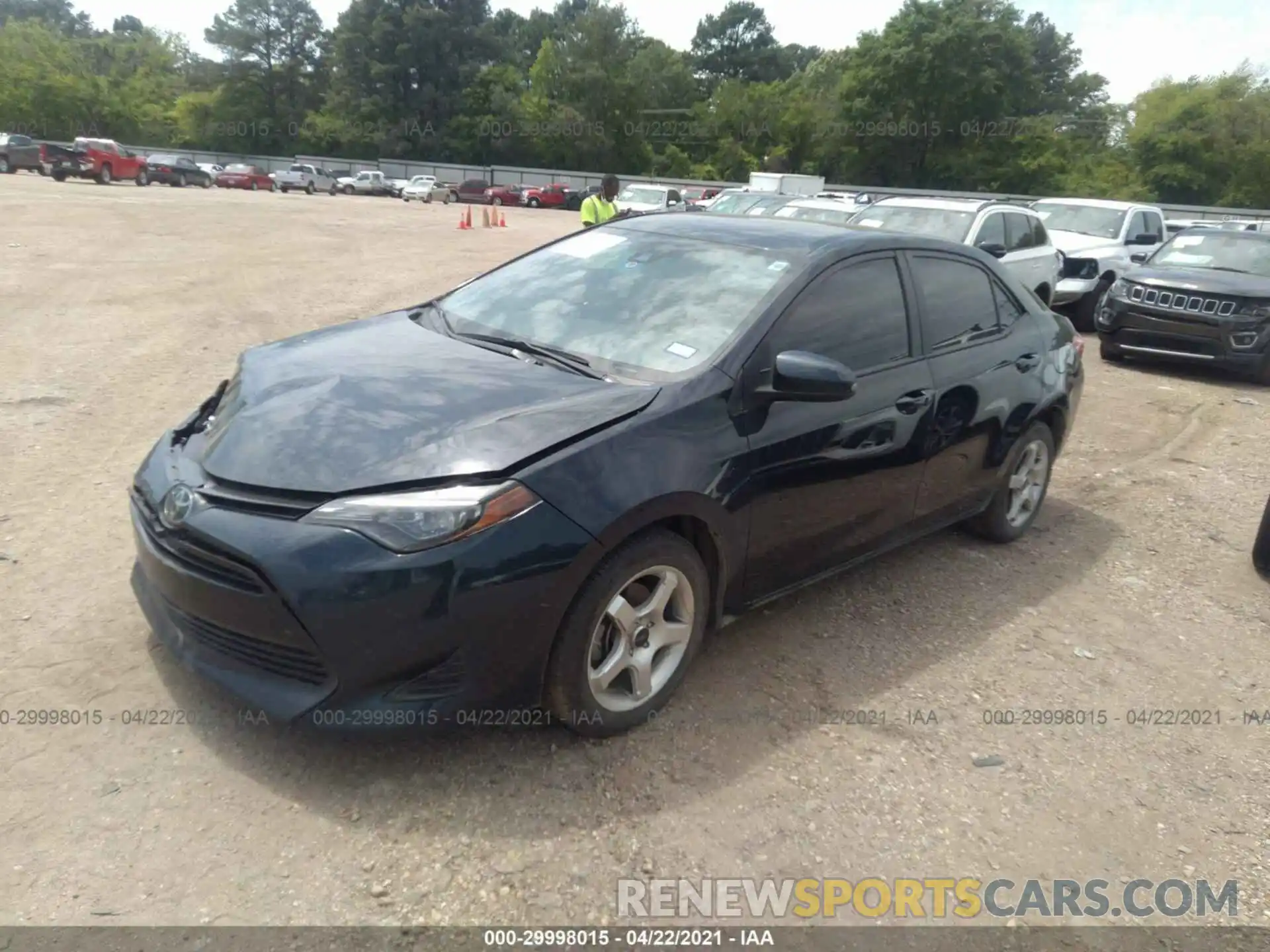 2 Photograph of a damaged car 5YFBURHE5KP940241 TOYOTA COROLLA 2019