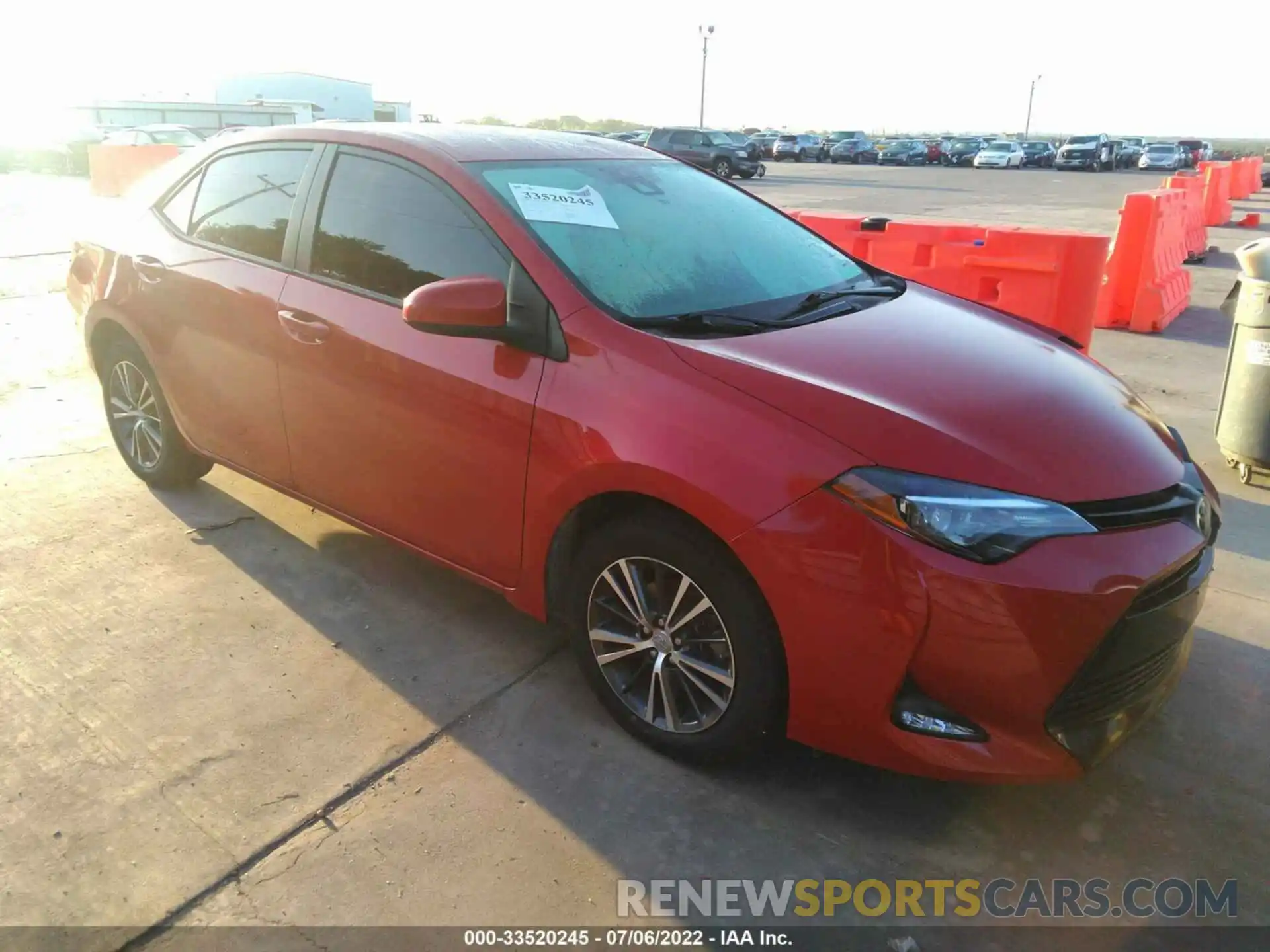 1 Photograph of a damaged car 5YFBURHE5KP940420 TOYOTA COROLLA 2019