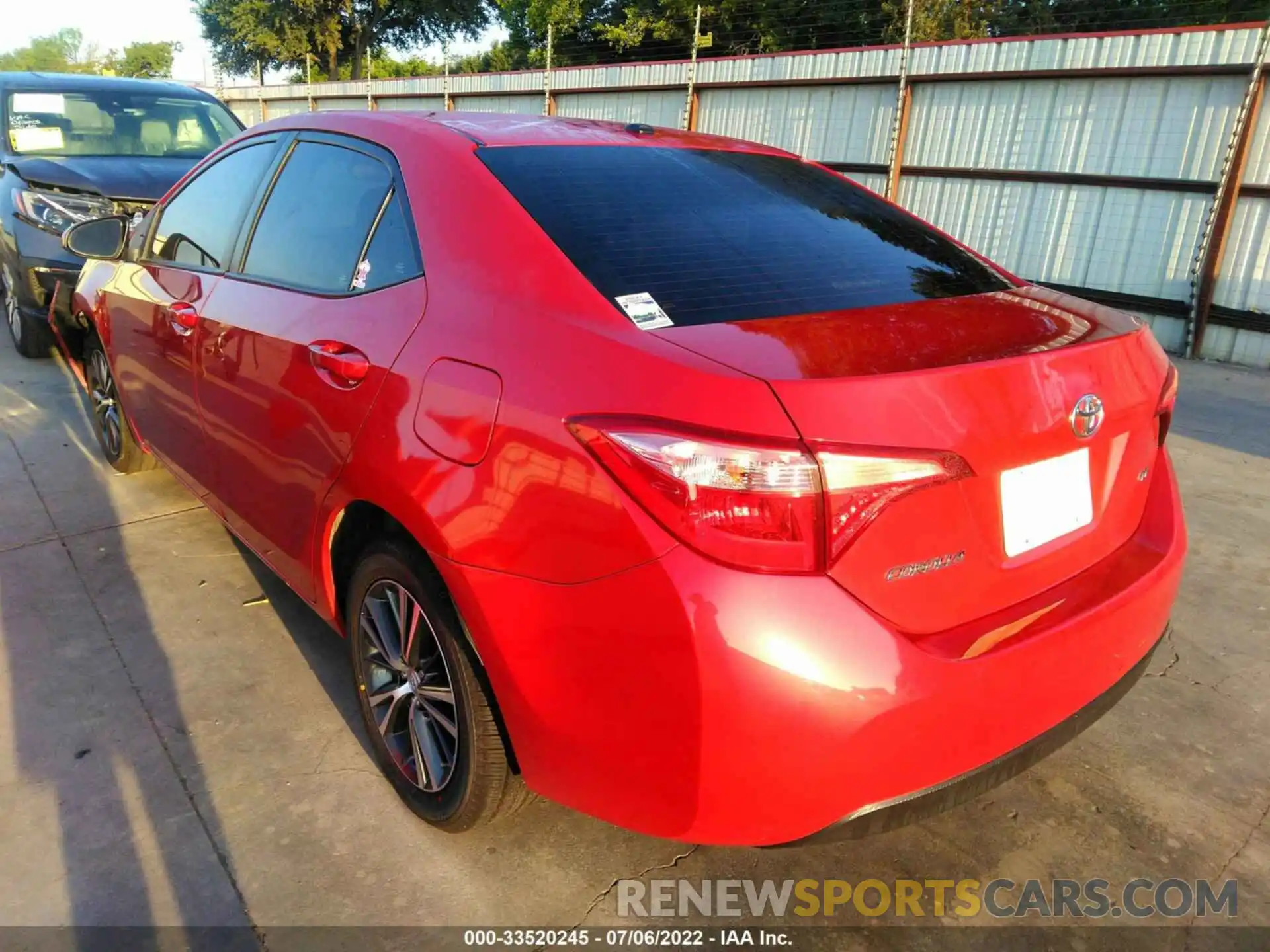 3 Photograph of a damaged car 5YFBURHE5KP940420 TOYOTA COROLLA 2019