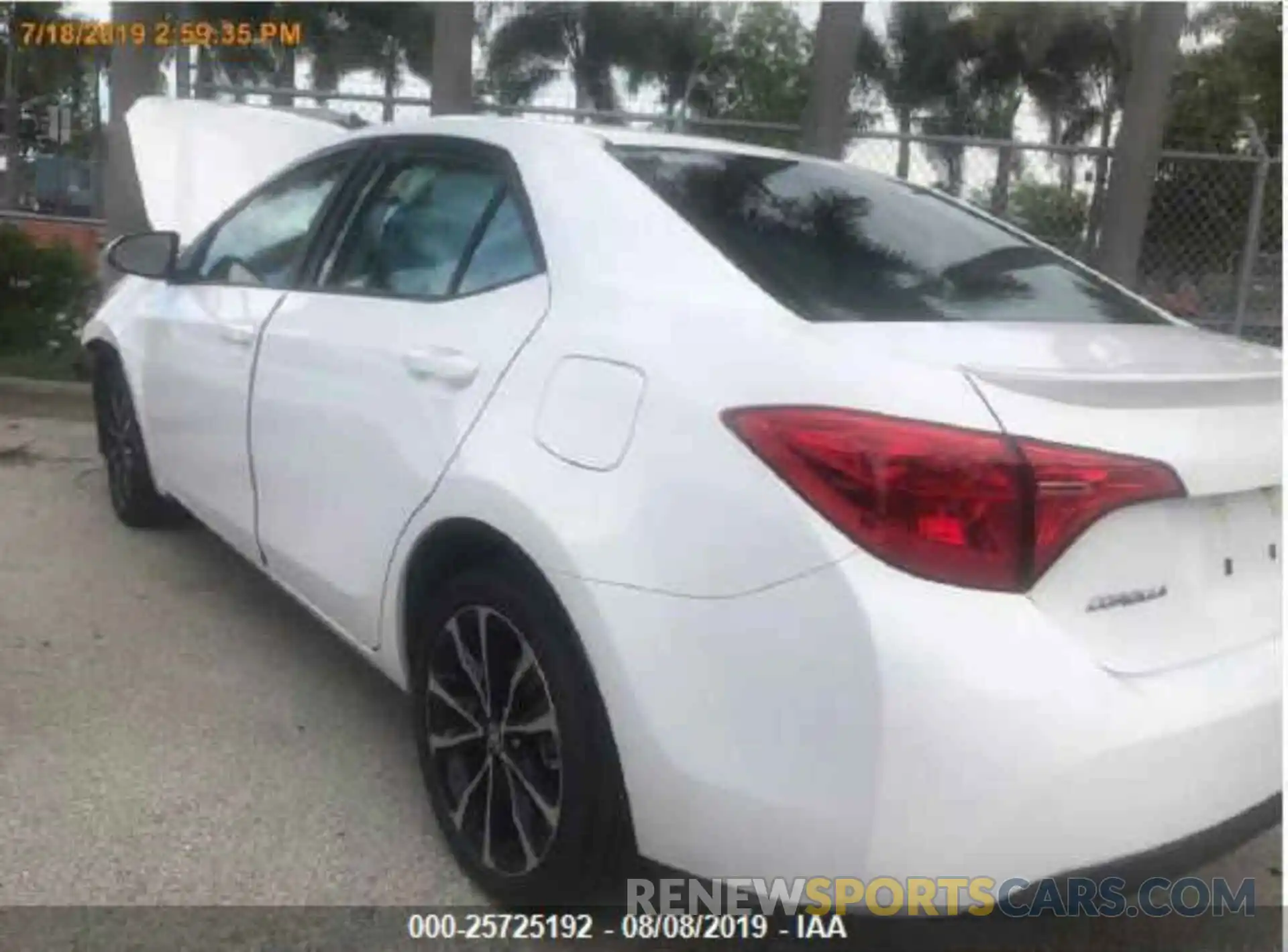 3 Photograph of a damaged car 5YFBURHE5KP940658 TOYOTA COROLLA 2019