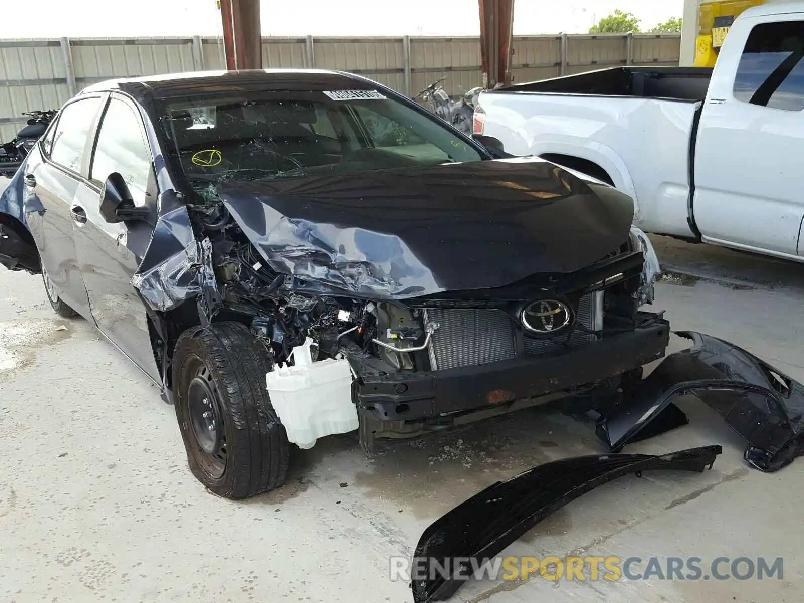 1 Photograph of a damaged car 5YFBURHE5KP940708 TOYOTA COROLLA 2019