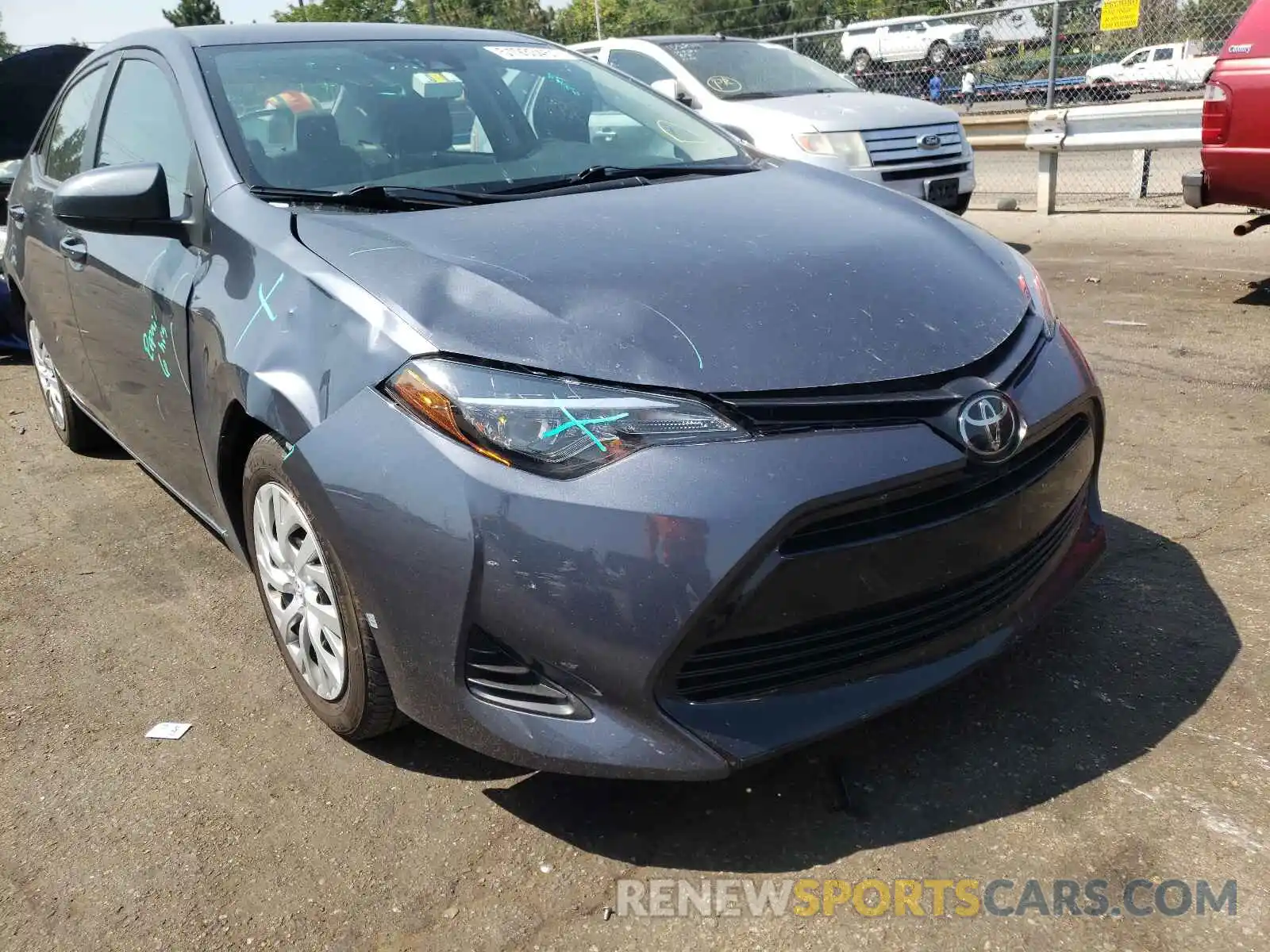 9 Photograph of a damaged car 5YFBURHE5KP940966 TOYOTA COROLLA 2019